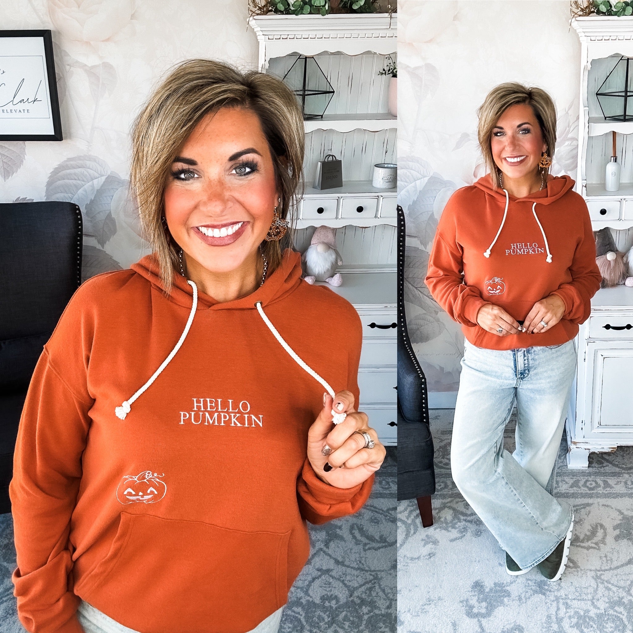 Ampersand Avenue University Hoodie - Hello Pumpkin