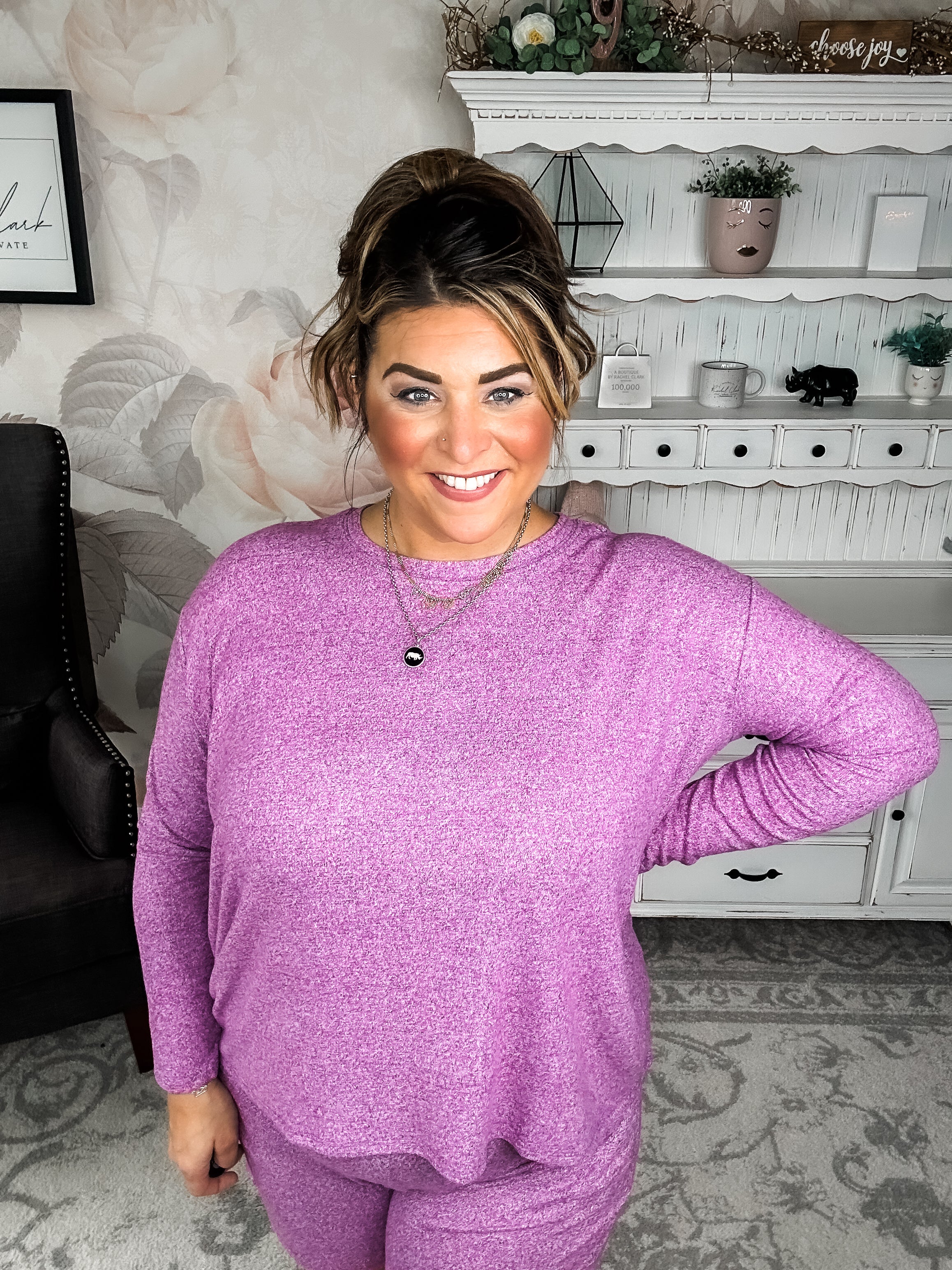 BLACK FRIDAY EXCLUSIVE - Twilight Traveler Lounge Set - Light Plum