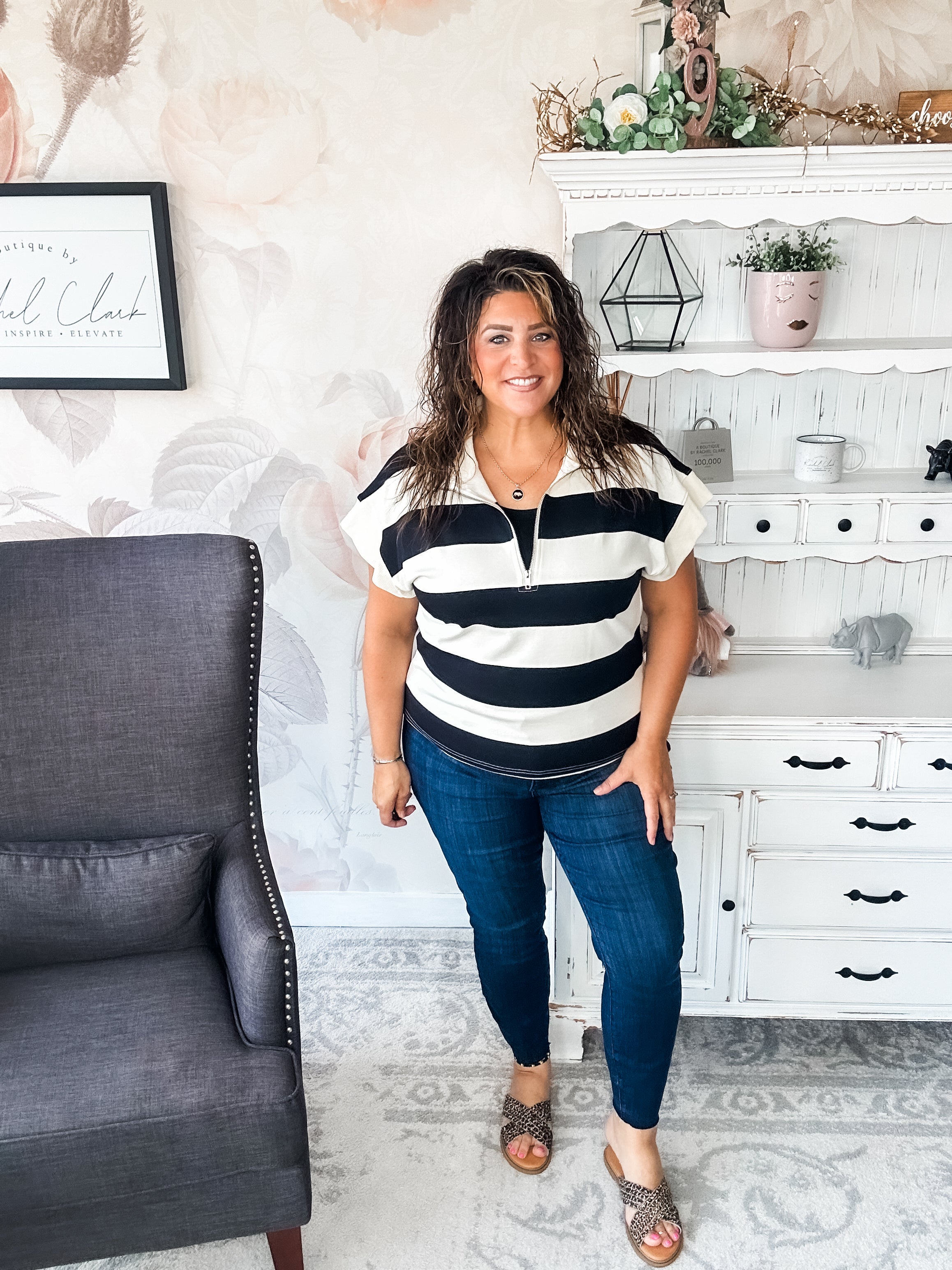Hope Floats Quarter Zip Sweater