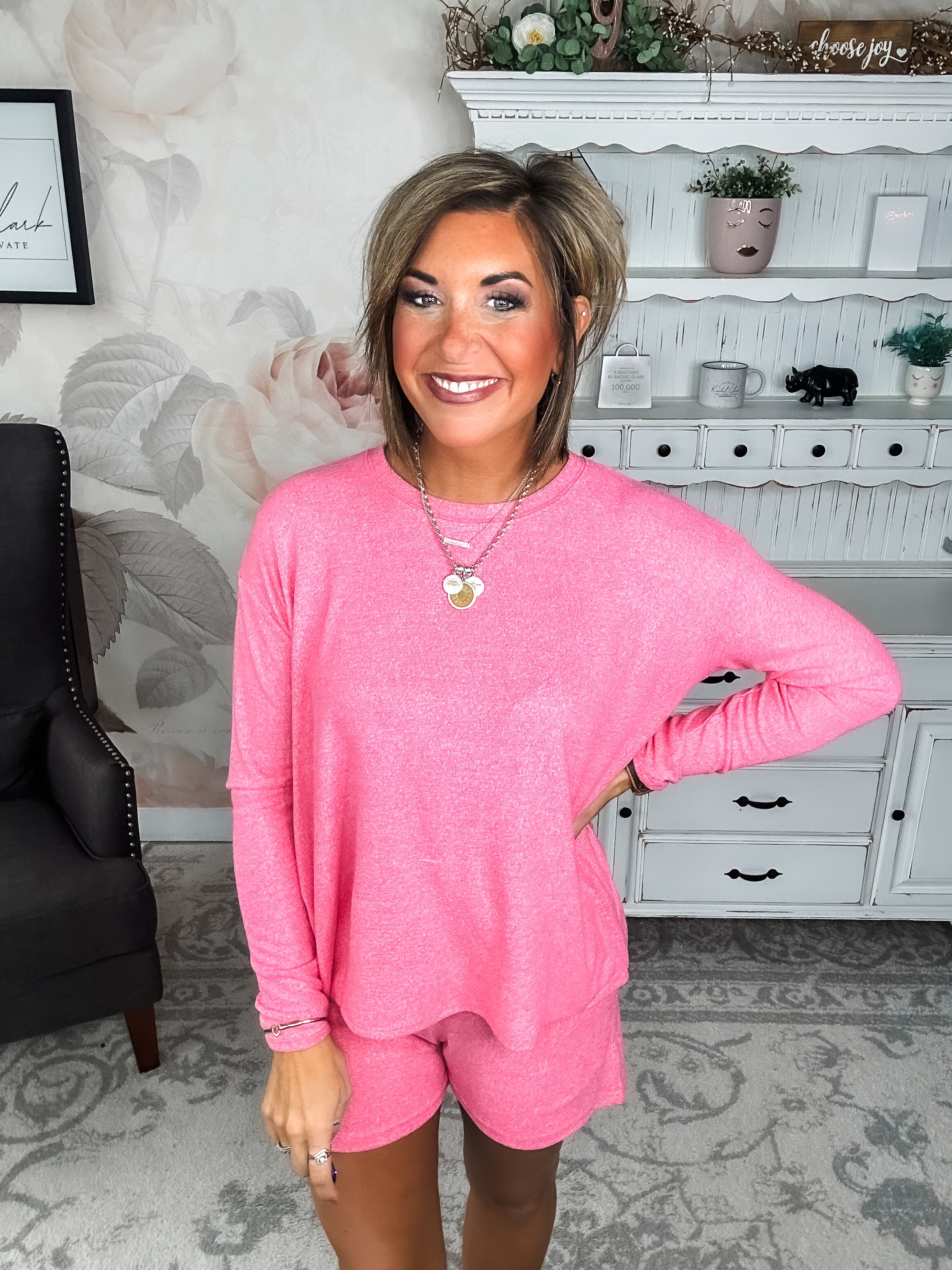 Twilight Traveler Lounge Set - Fuchsia