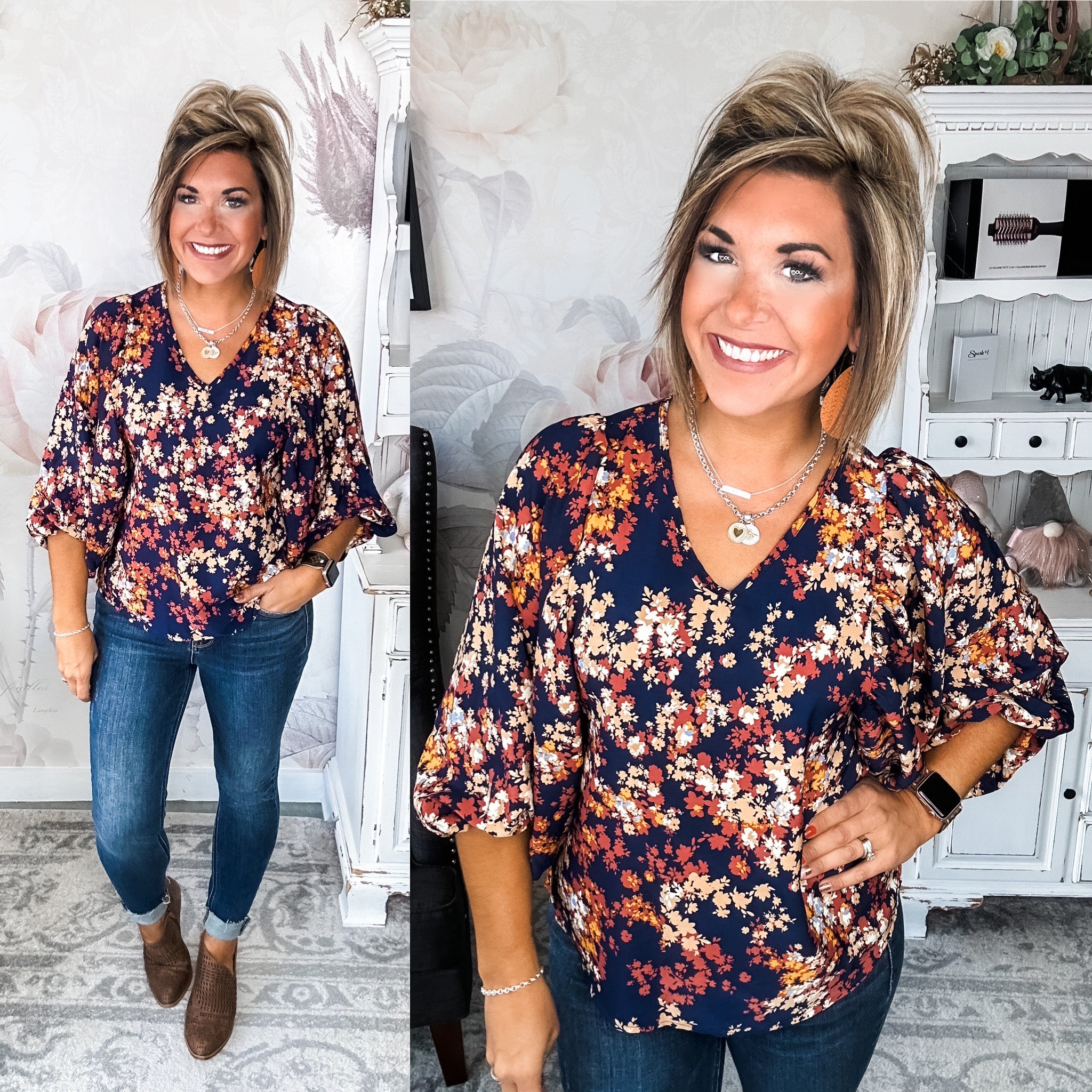 Caught You Showing Off Blouse