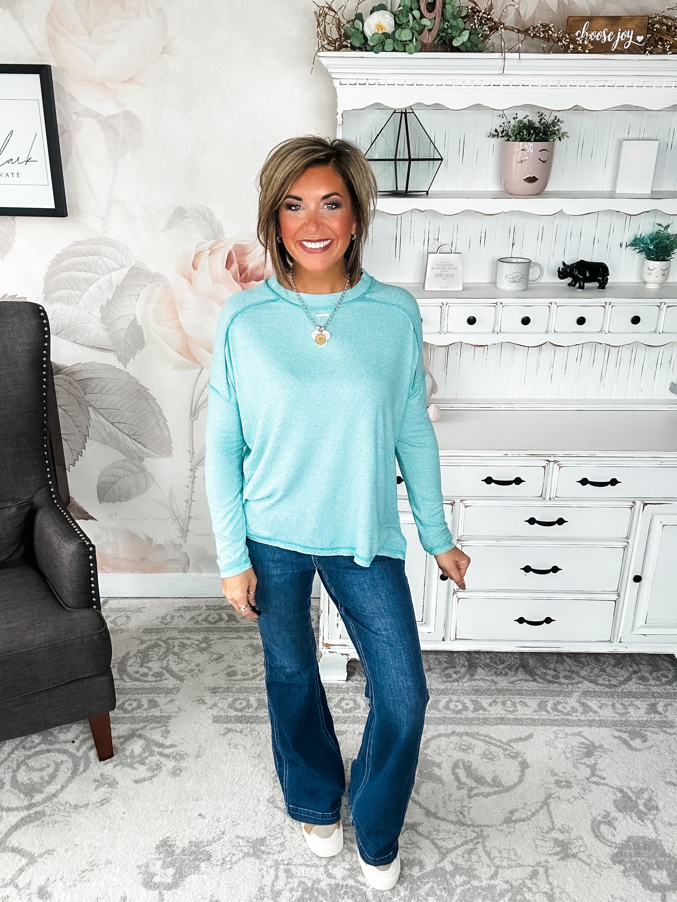 BLACK FRIDAY EXCLUSIVE - Midnight Mover Pullover - Aqua