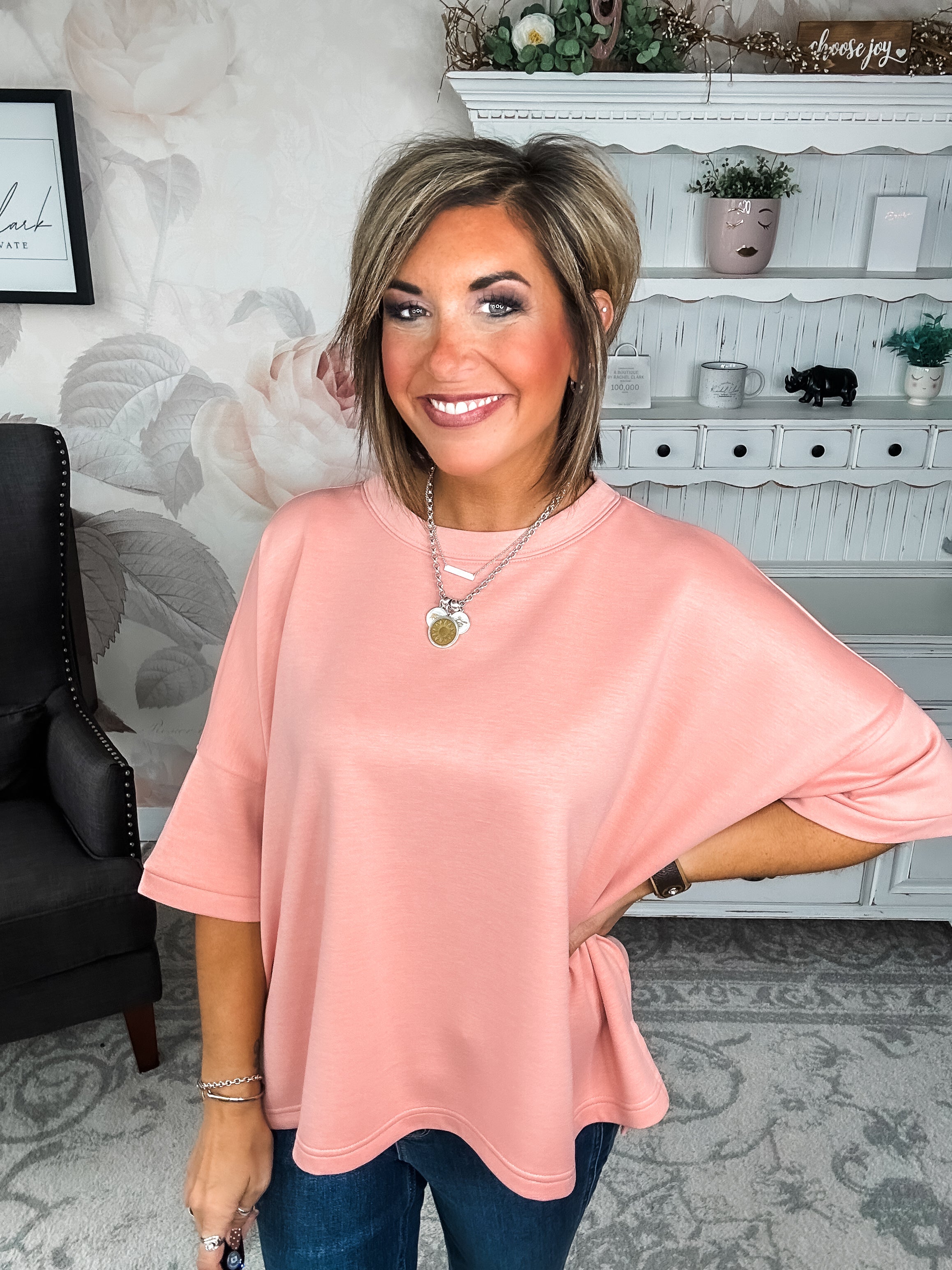 Nightfall Nomad Pullover - Tan Rose