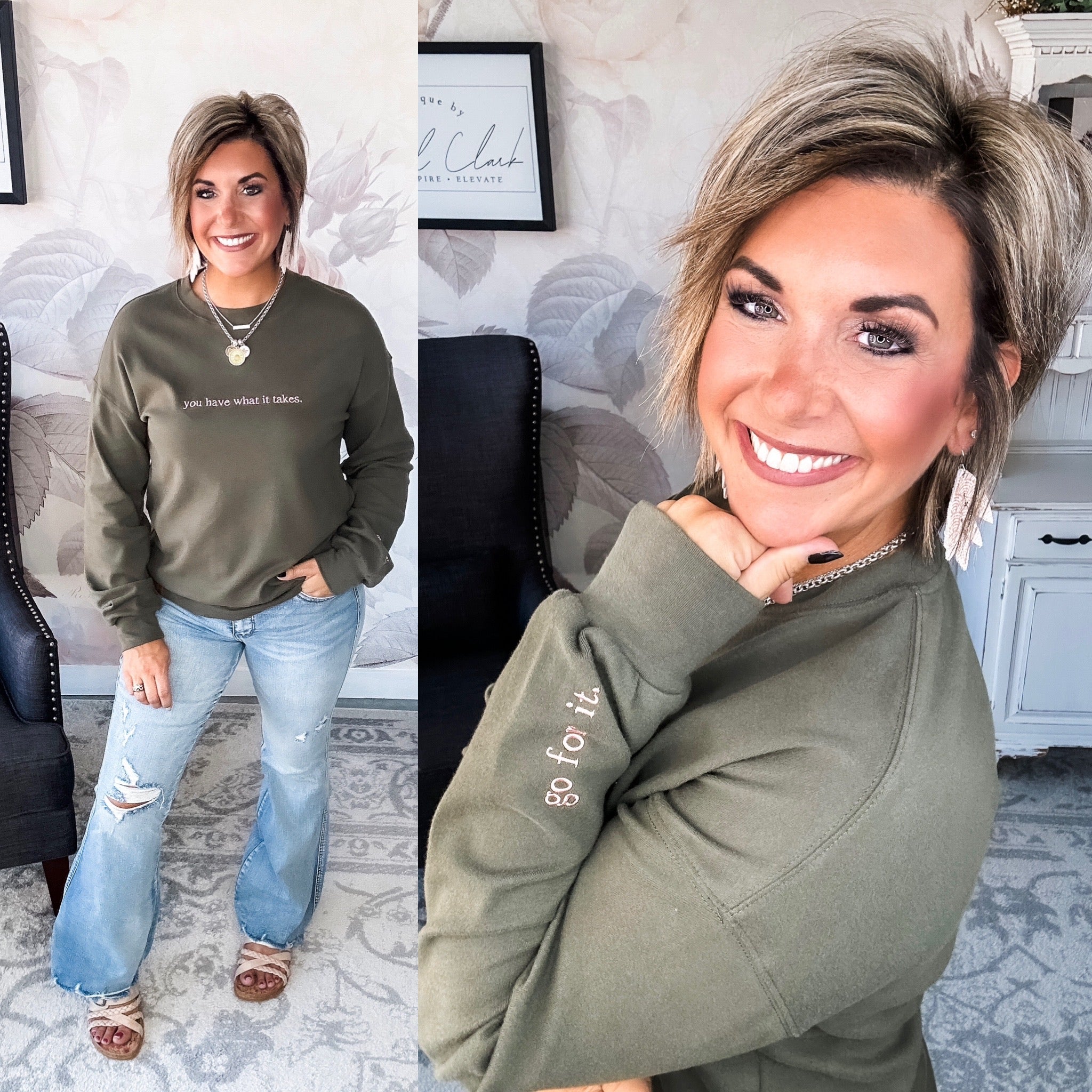 Ampersand Avenue University Pullover - What It Takes