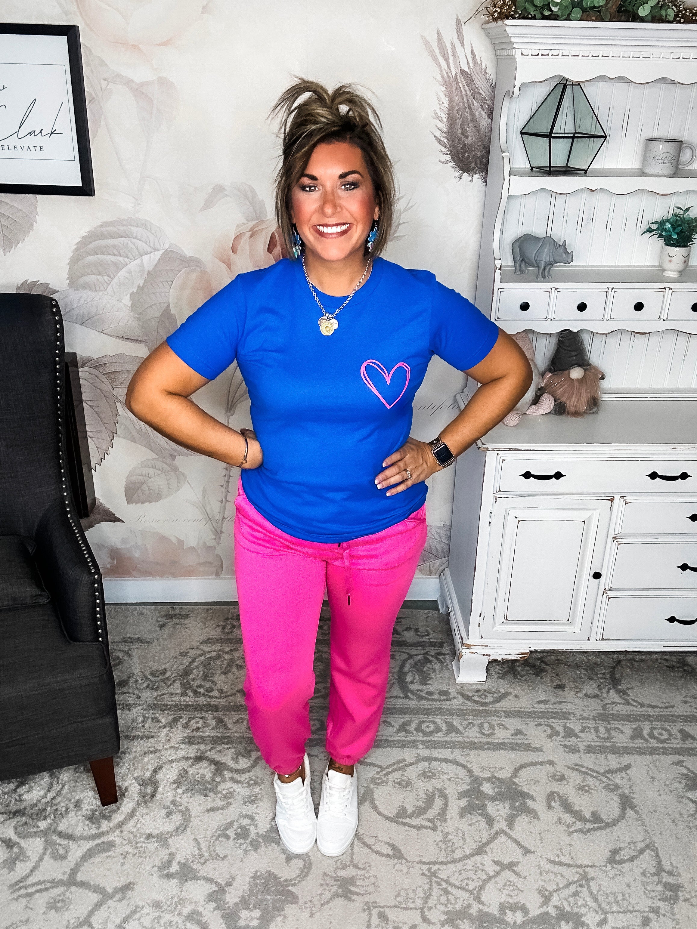 Classy On The Weekend Set - Hot Pink