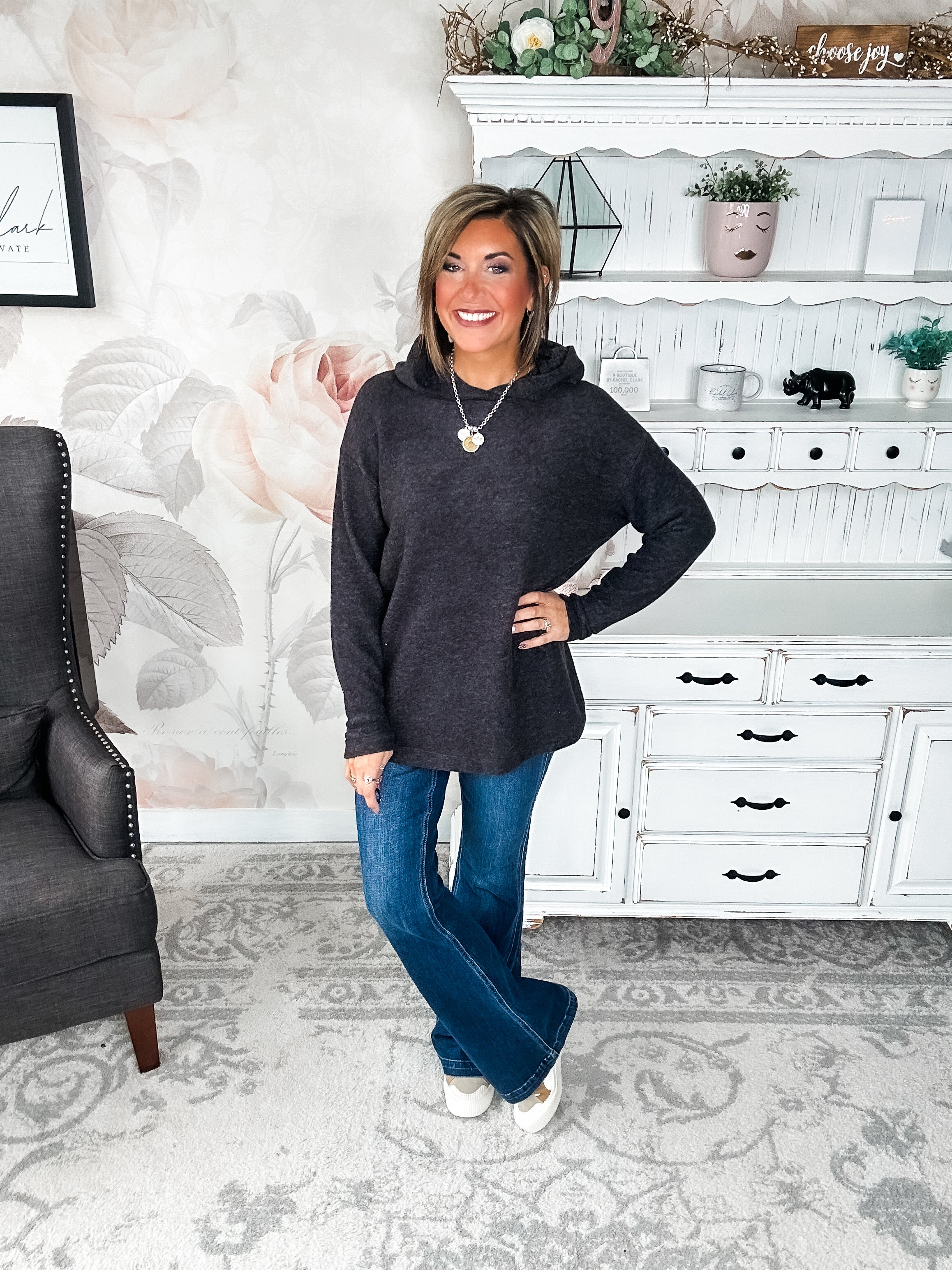 Shop Til Sunrise Sweater- Black