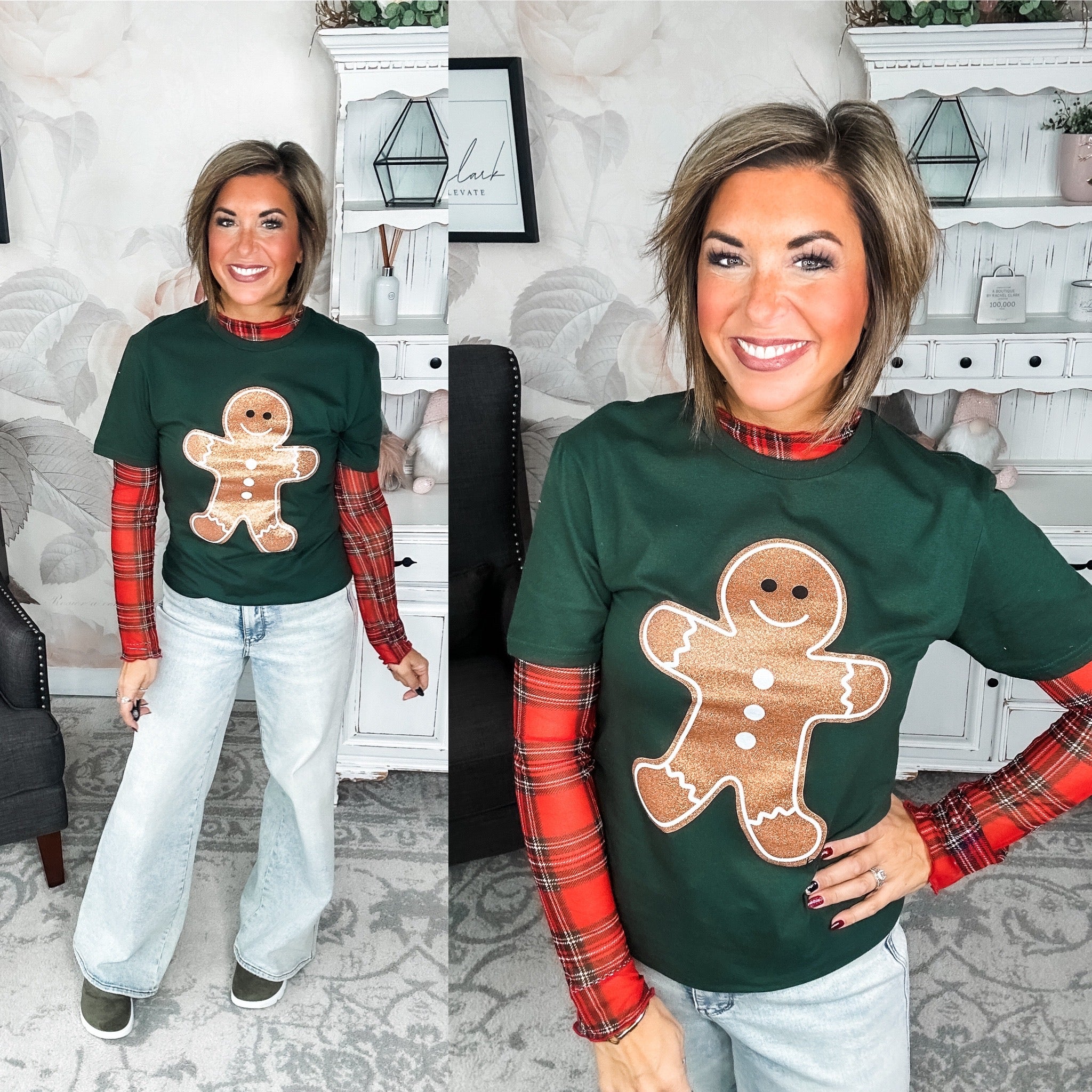 Glitter Gingy Graphic Tee