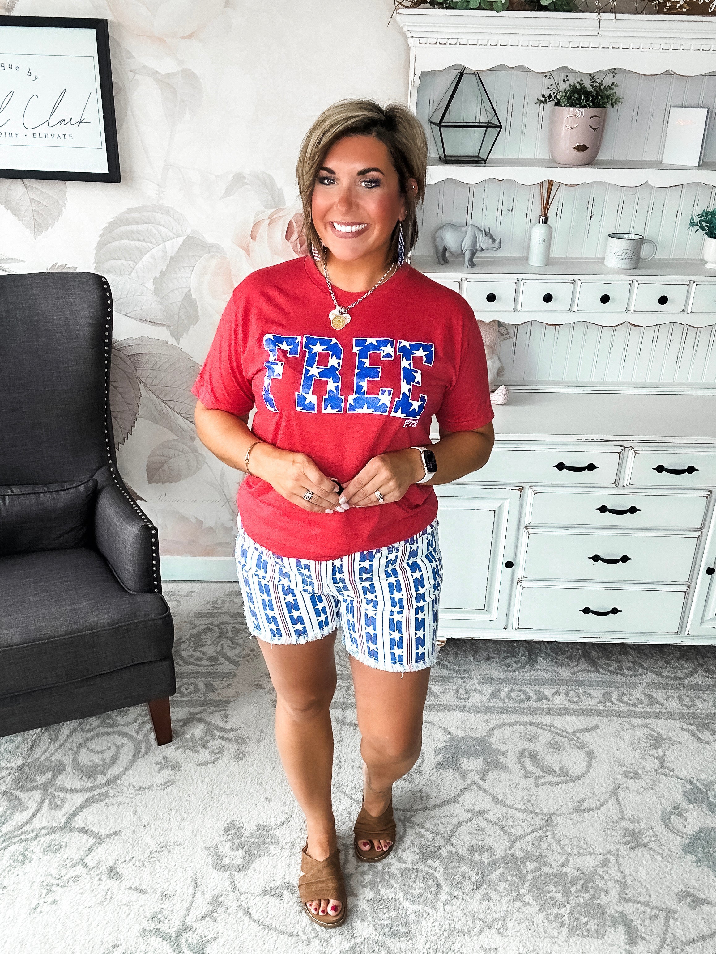 Free Glitter Graphic Tee