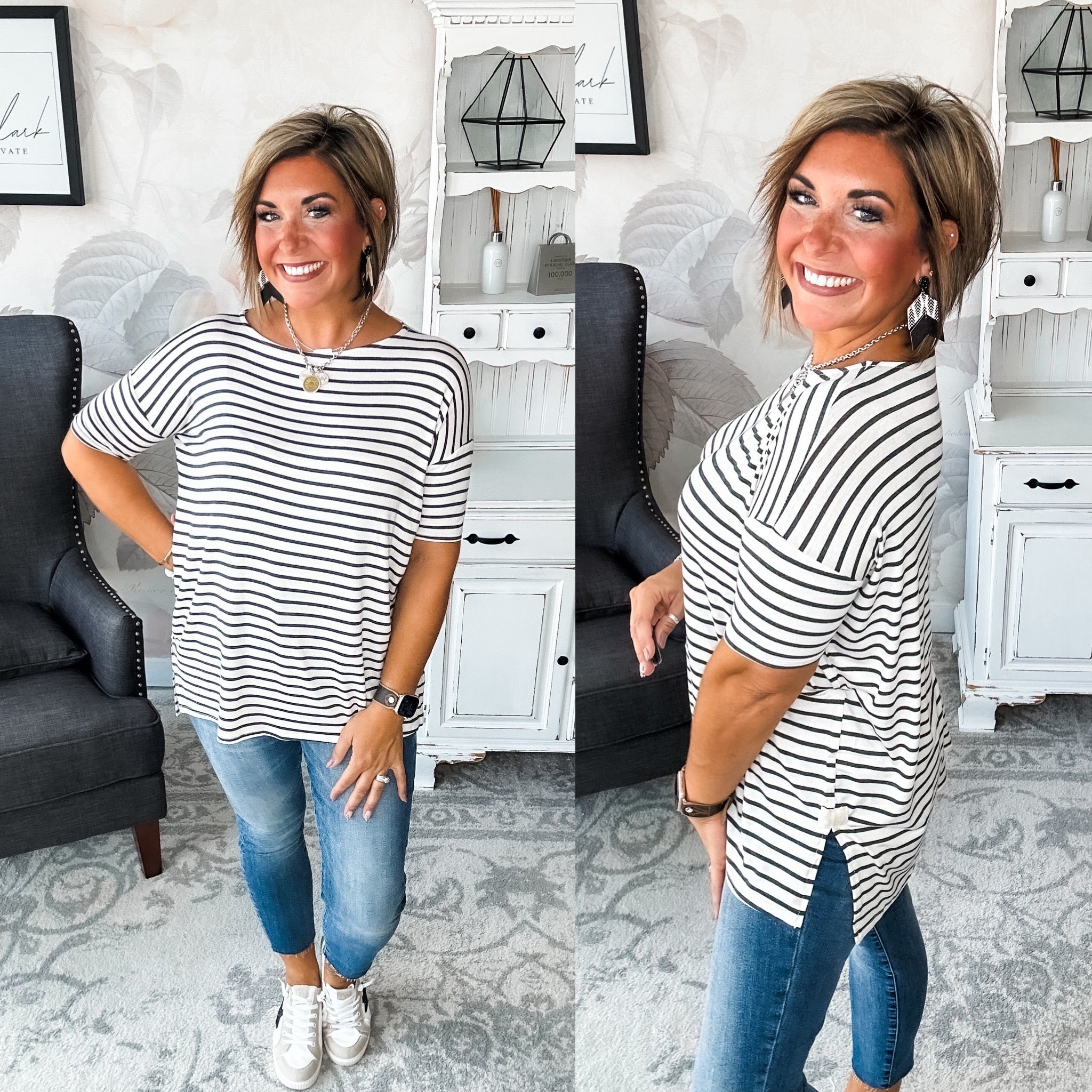 Call Me Back Tunic Top