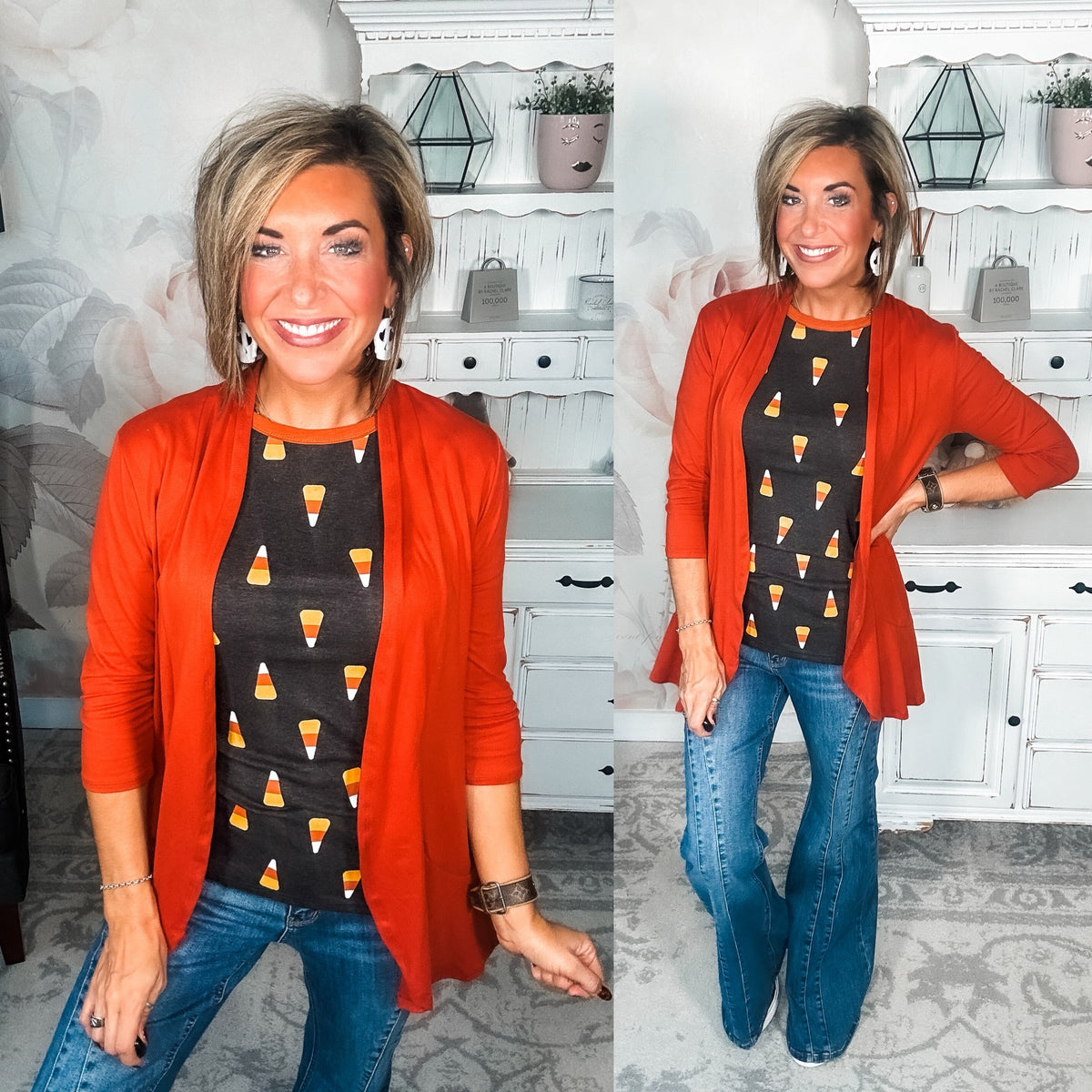 Ampersand Avenue Tee - Candy Corn Cutie