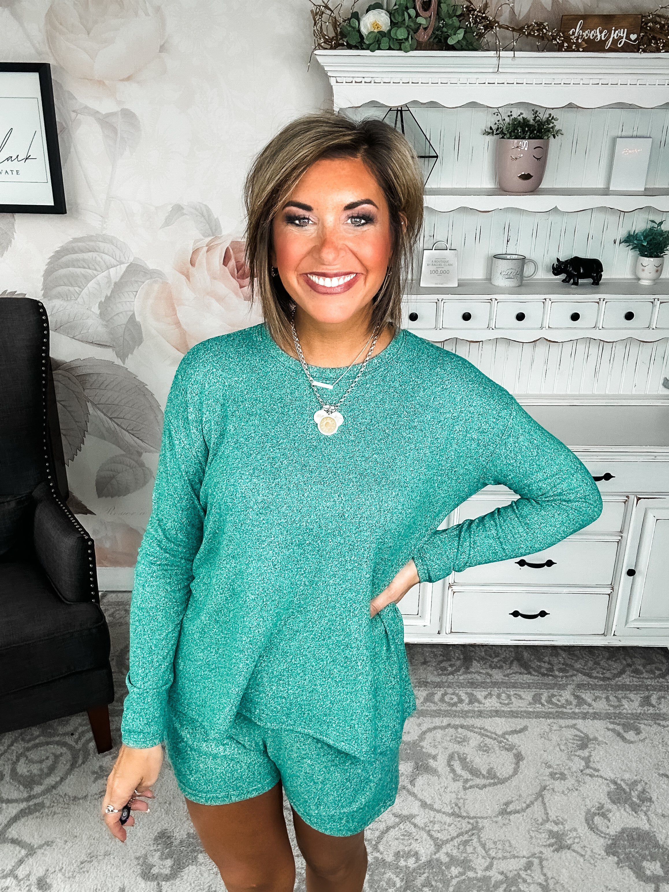 BLACK FRIDAY EXCLUSIVE - Twilight Traveler Lounge Set - Dark Green