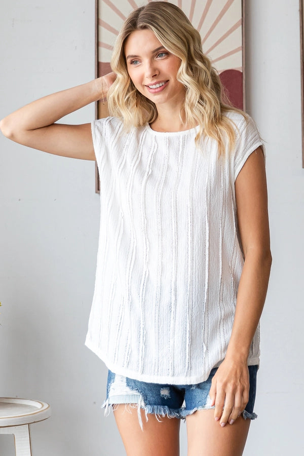 Miss Being Alone Top - Off White