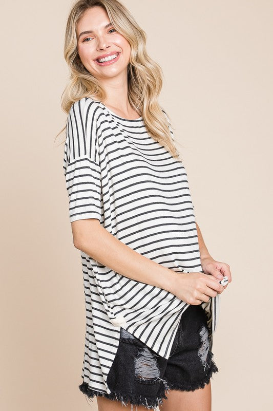 Call Me Back Tunic Top