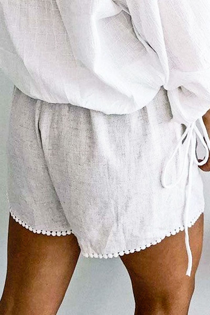 Felt So Free Pompom Shorts
