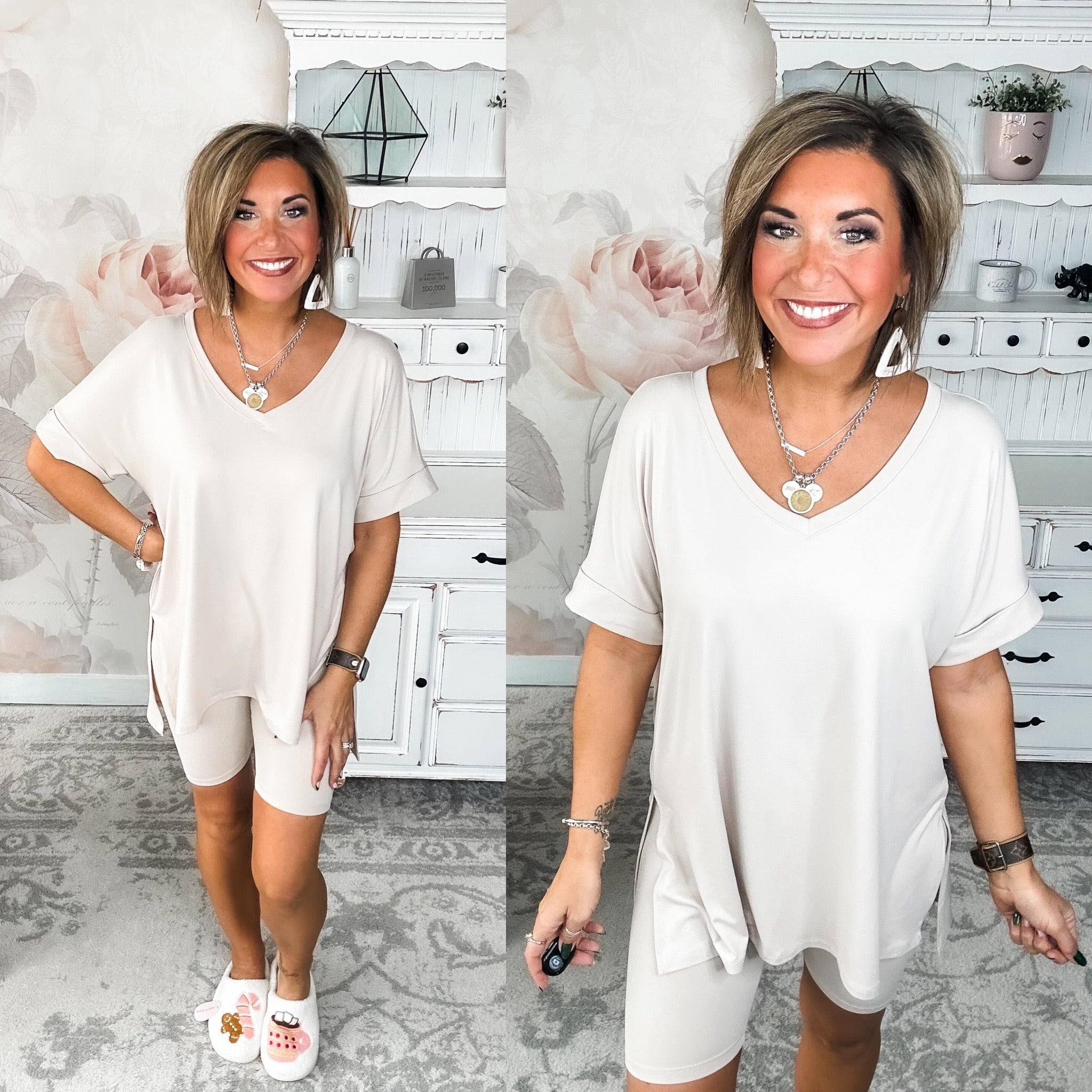Waiting For You Lounge Set - Sand Beige