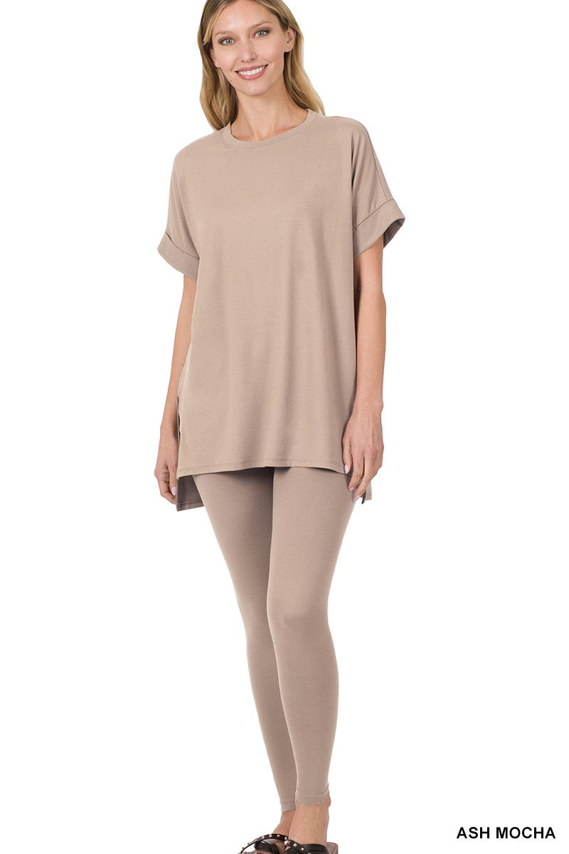 What You've Been Waiting For Lounge Set - Ash Mocha