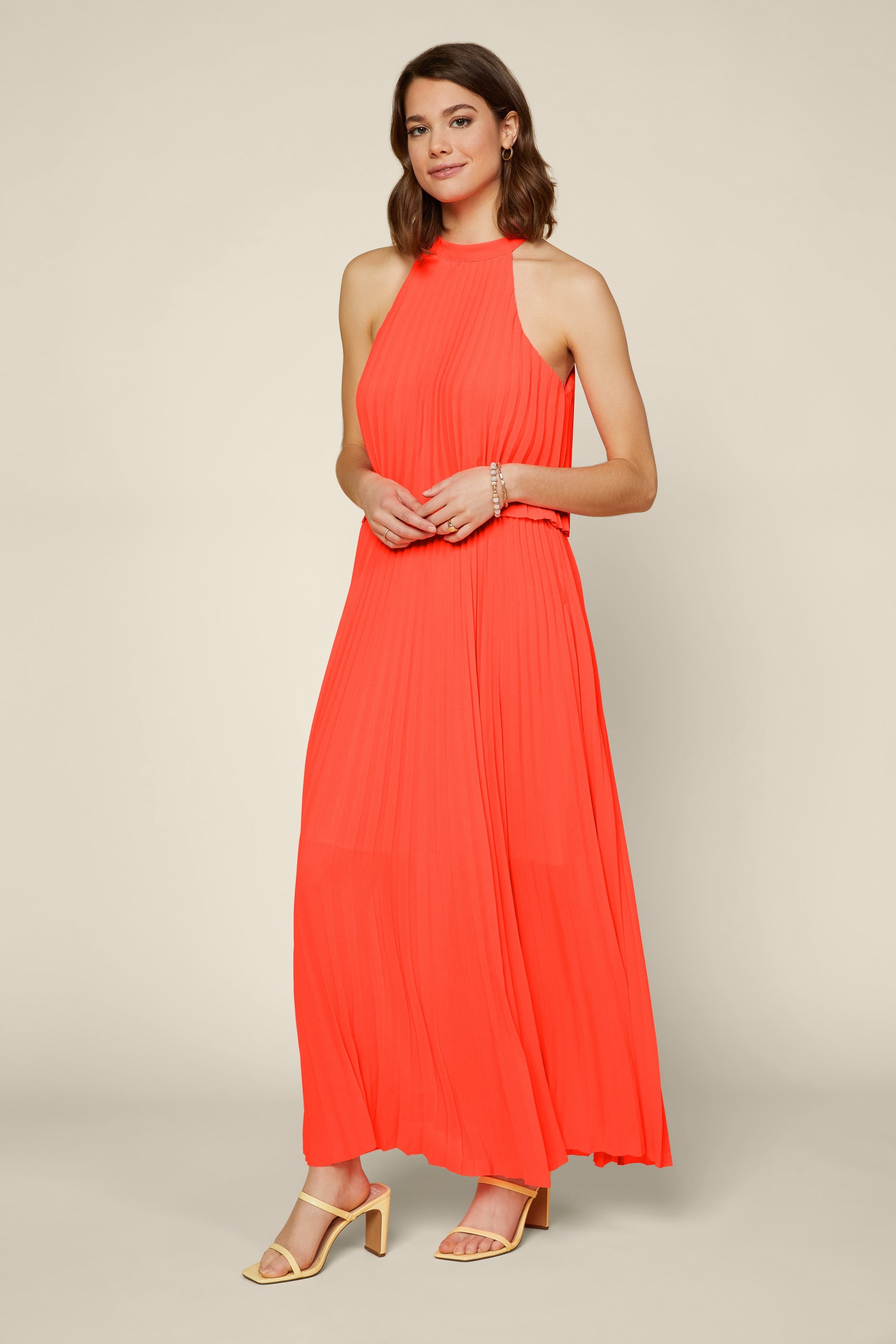 Not Without You Dress - Neon Orange