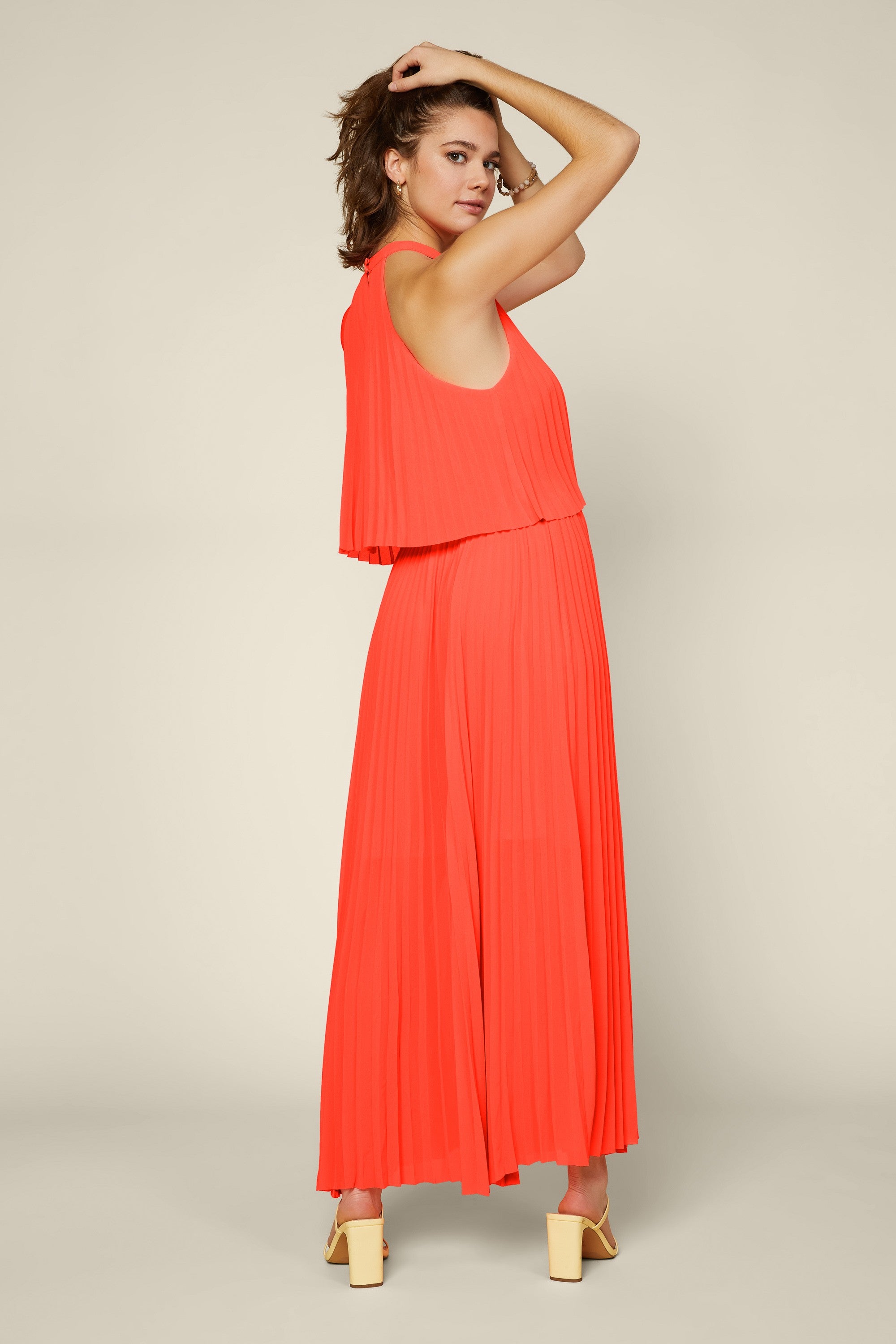 Not Without You Dress - Neon Orange