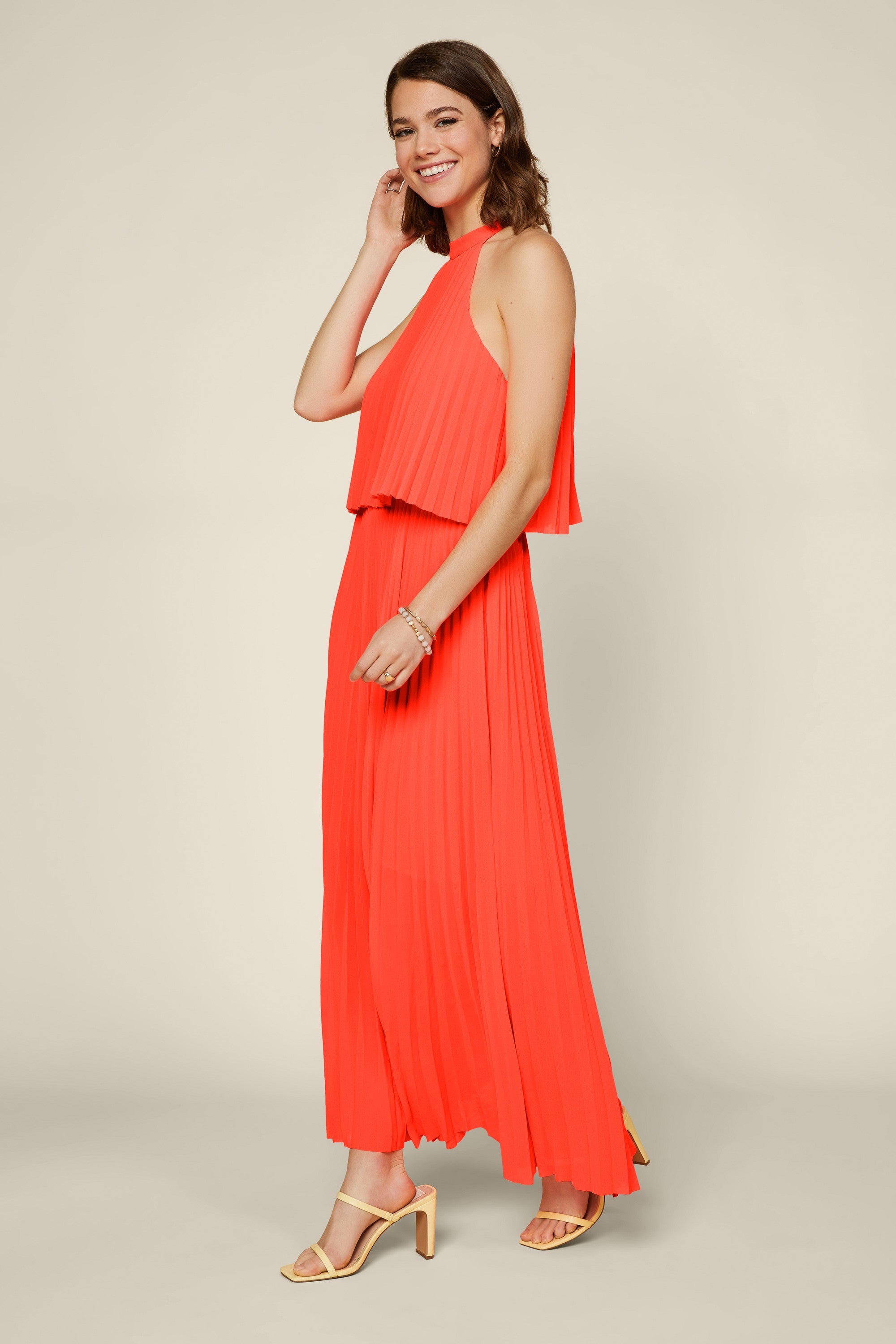 Not Without You Dress - Neon Orange
