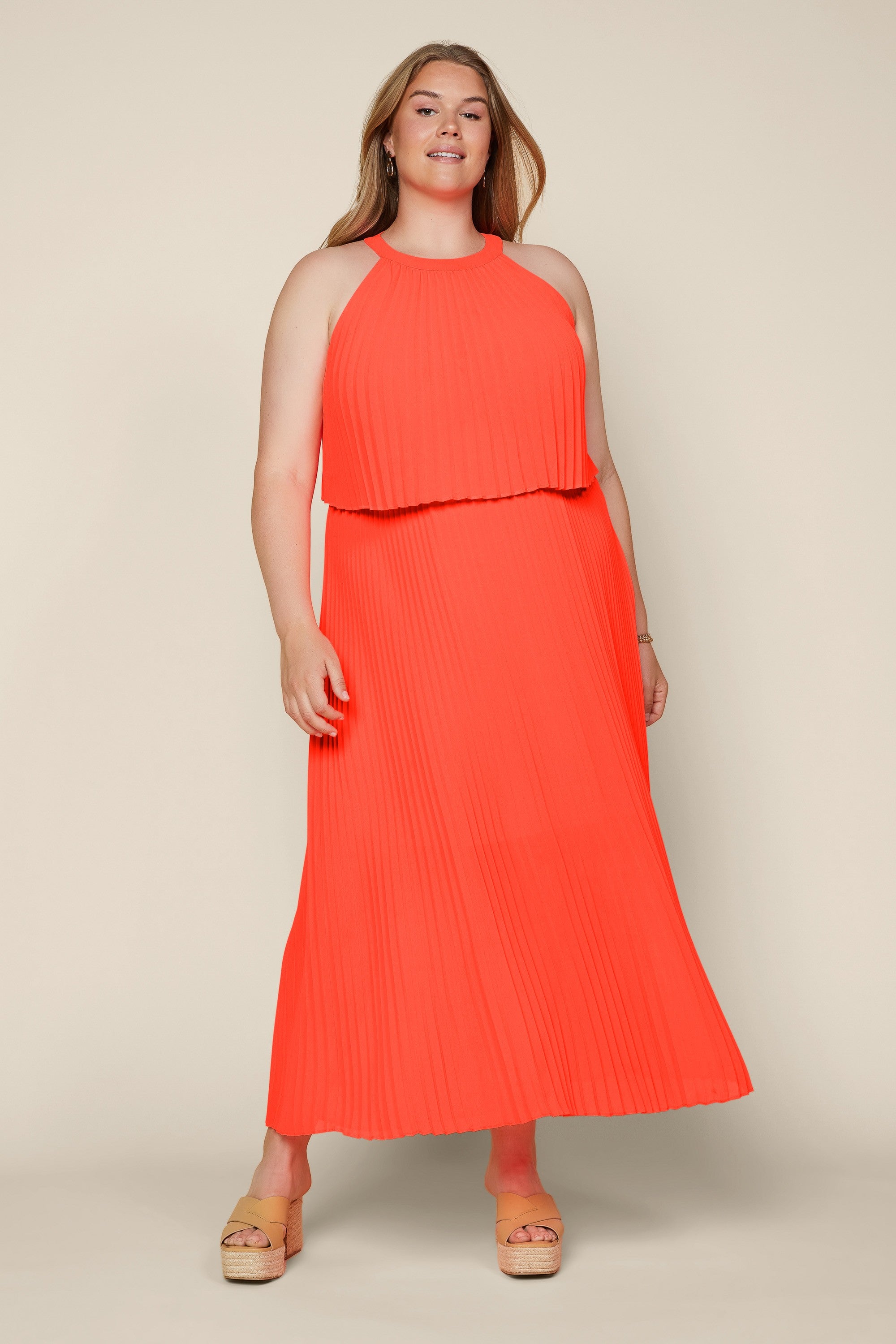 Not Without You Dress - Neon Orange