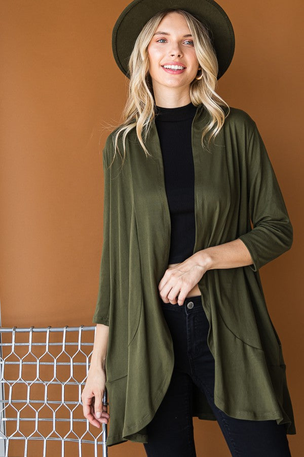 Bad Breakup Cardigan - Olive
