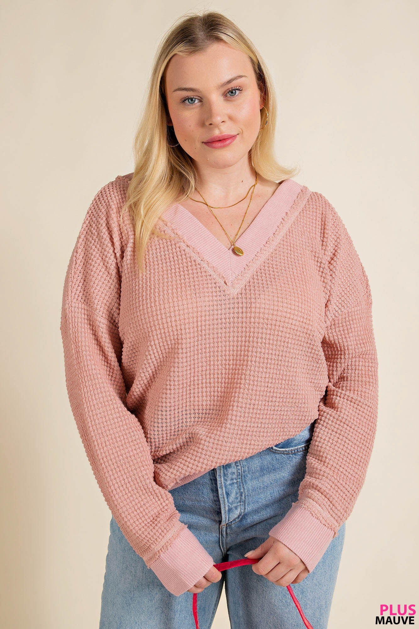 Forever Yours Waffle Knit Top