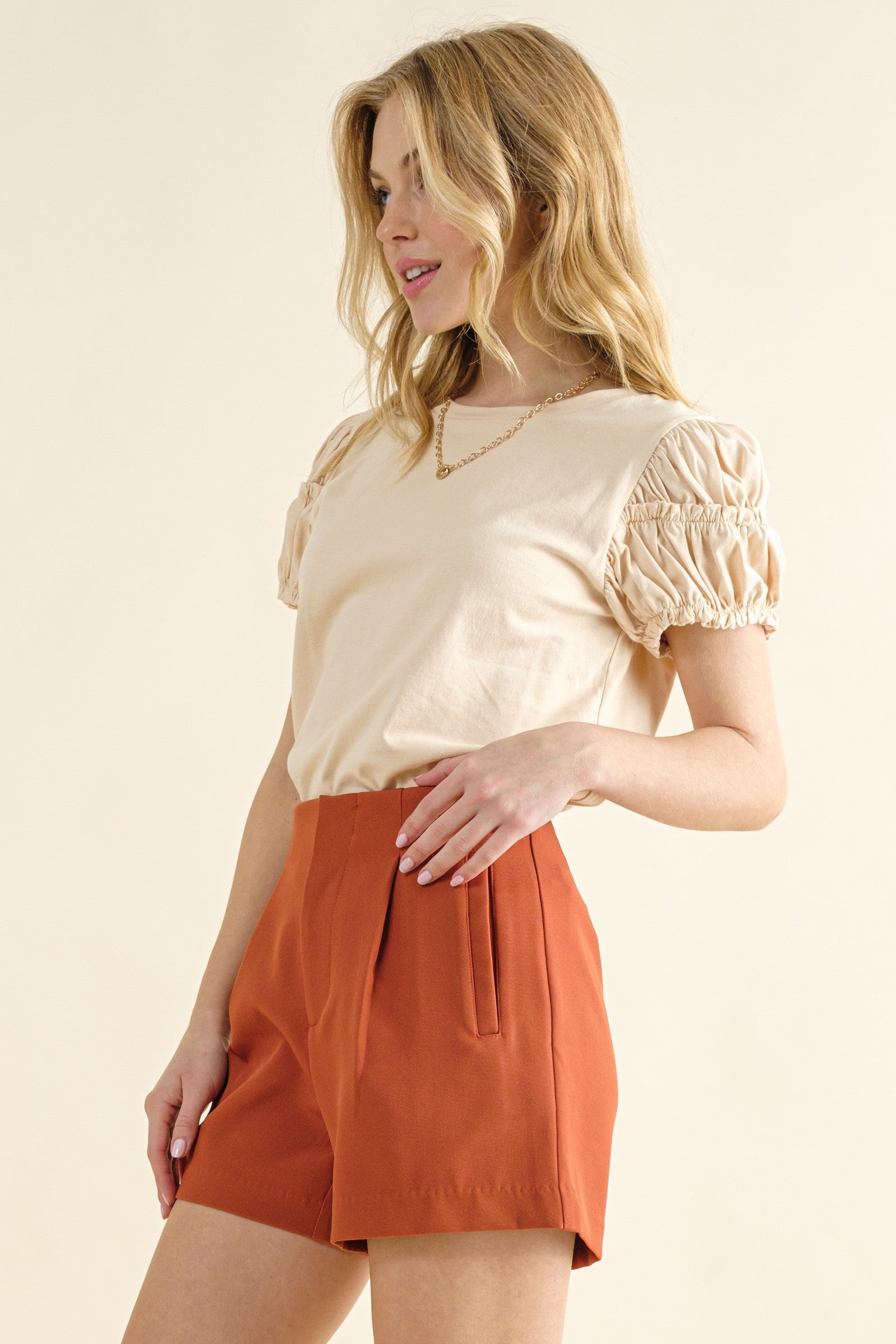 In Your Eyes Puff Sleeve Top