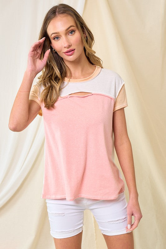 Keep On Trying Tee - Pink