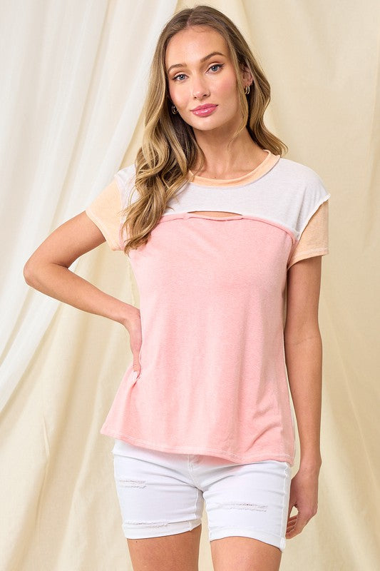 Keep On Trying Tee - Pink