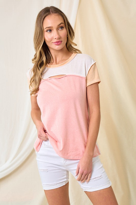 Keep On Trying Tee - Pink