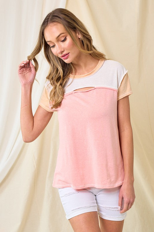 Keep On Trying Tee - Pink