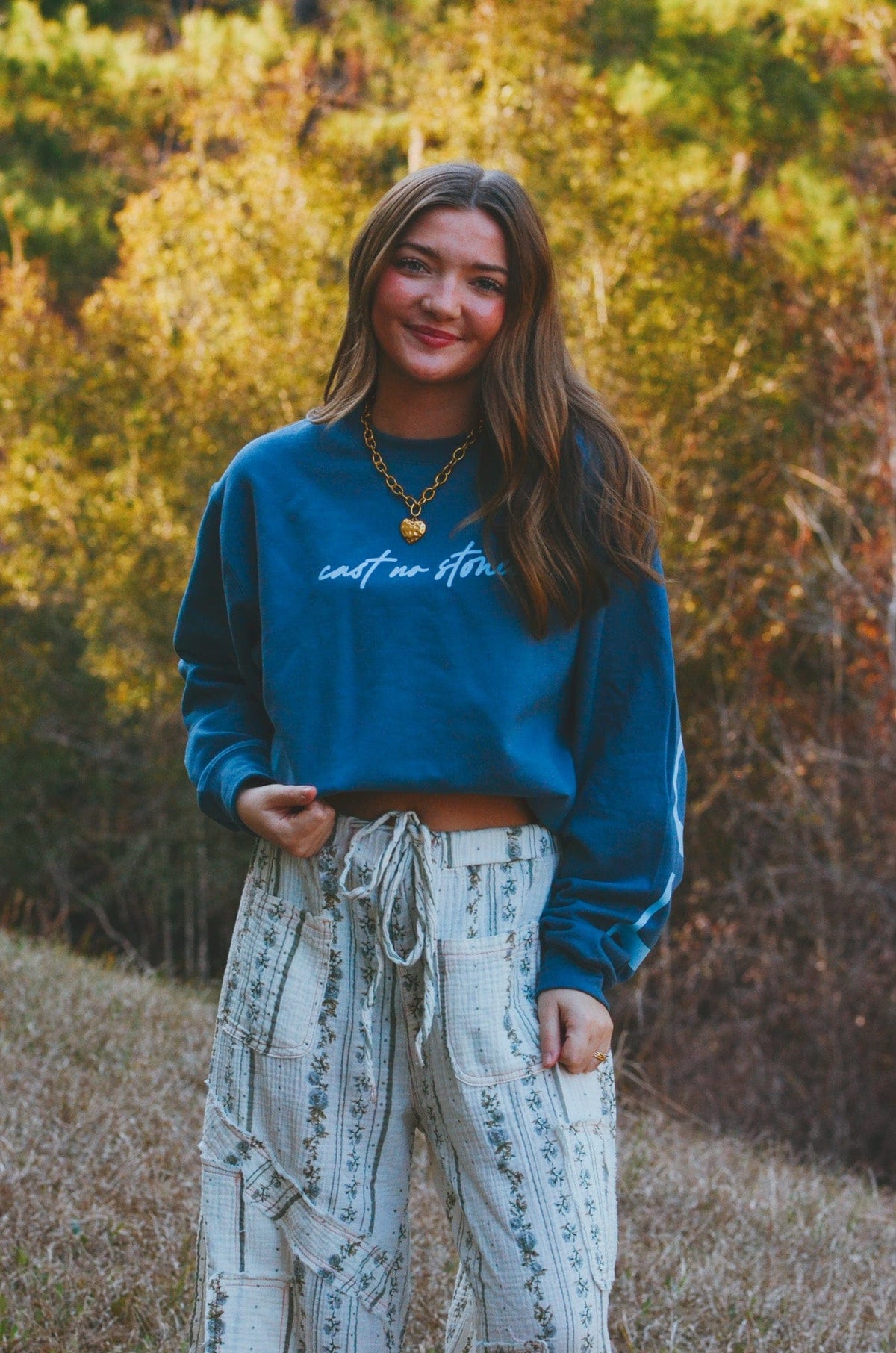 Forgiven Blue Sweatshirt *ONLINE EXCLUSIVE*