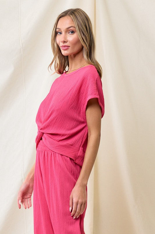 Just Like You Top - Fuchsia