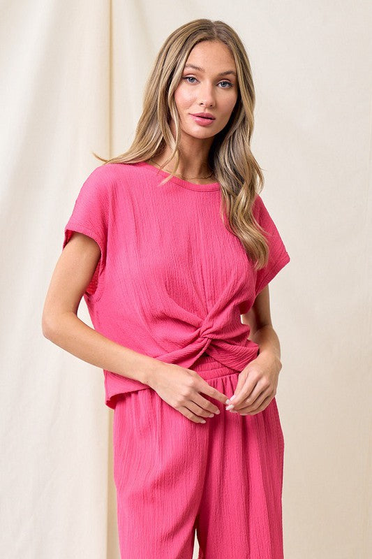 Just Like You Top - Fuchsia