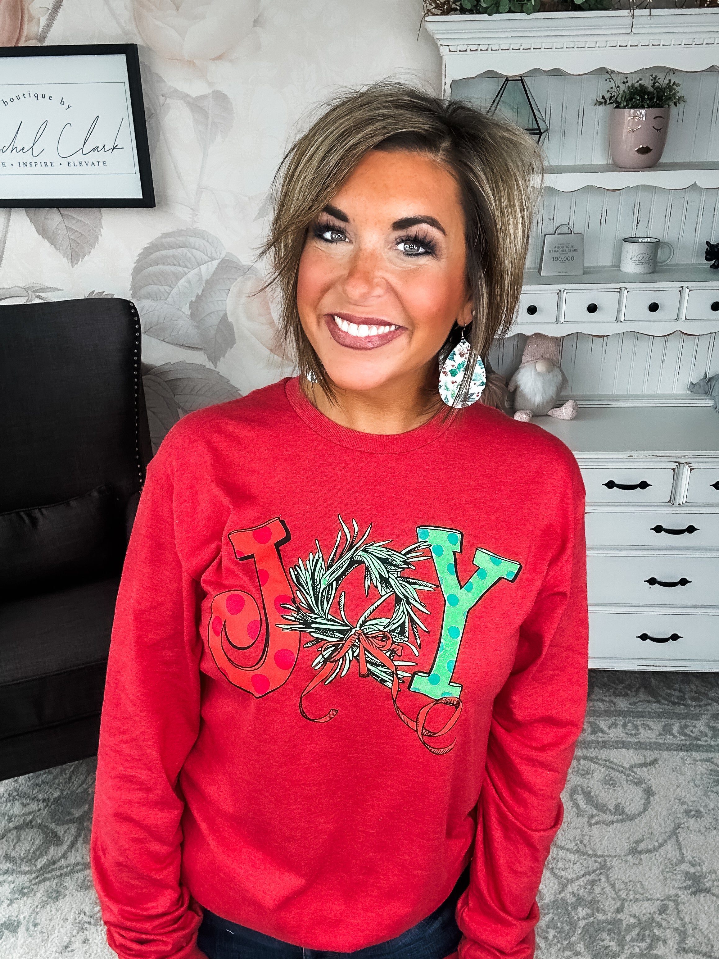 Joy Long Sleeve Graphic Tee