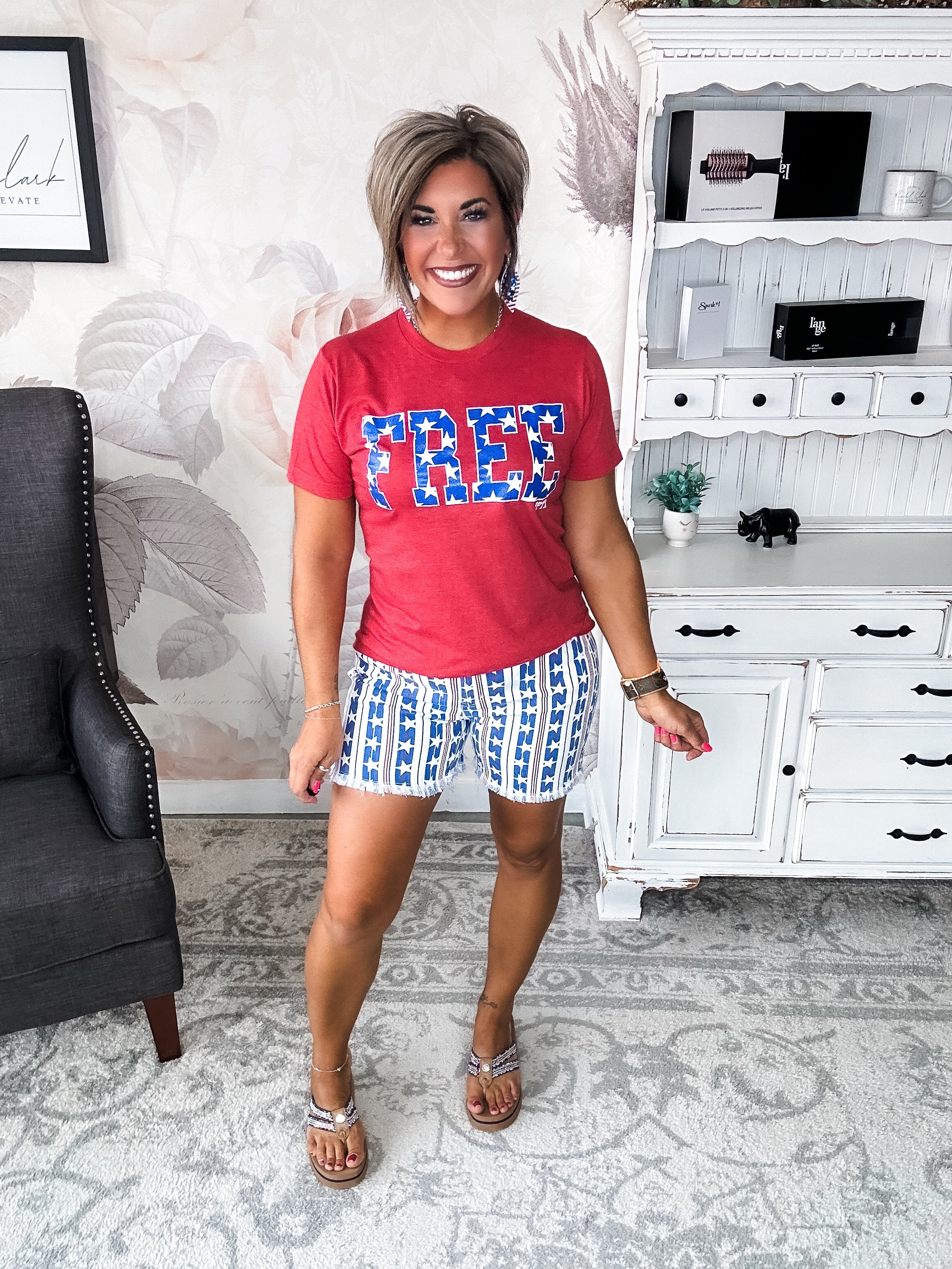 Free Glitter Graphic Tee