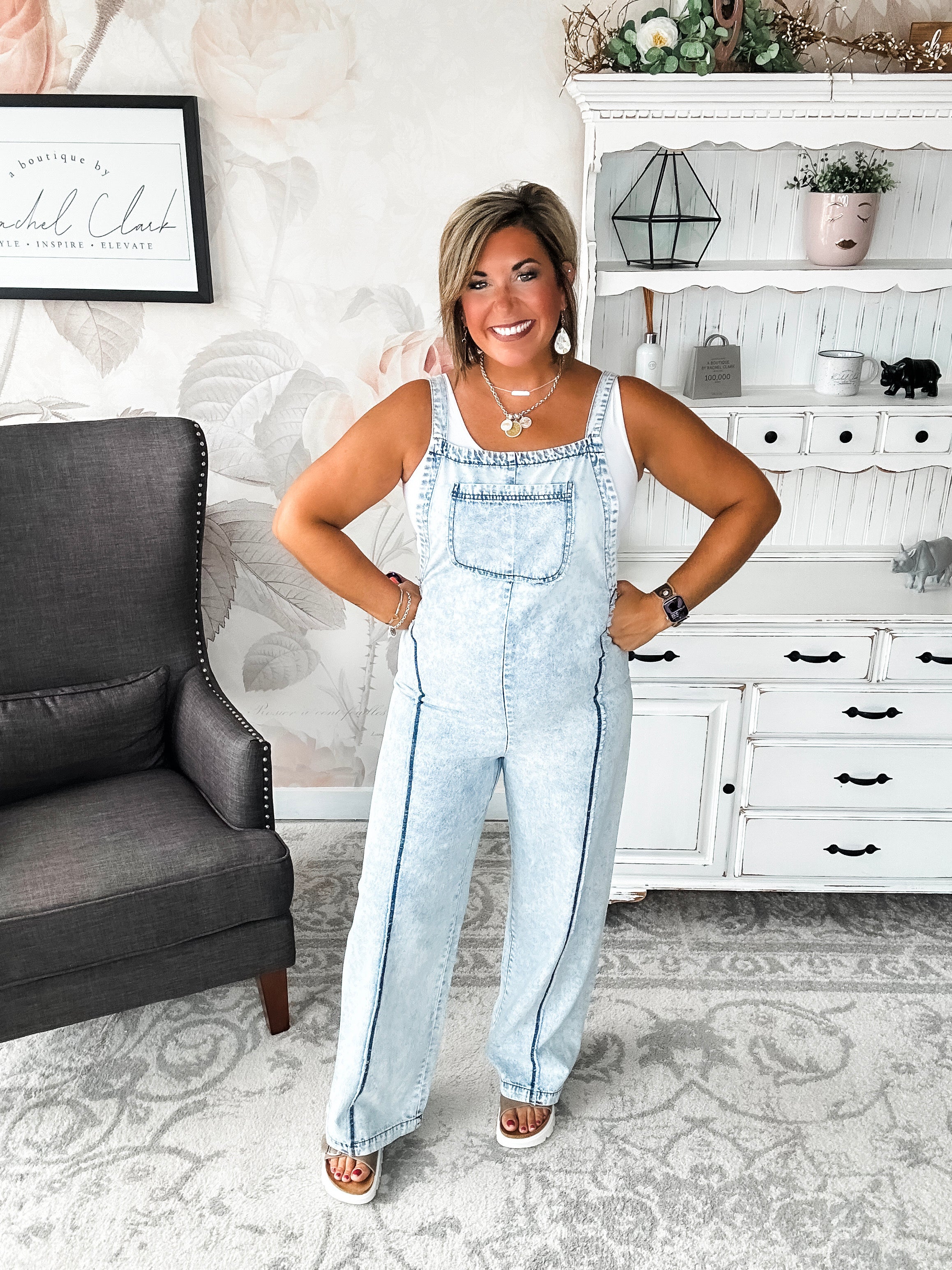 Repeat The Past Denim Jumpsuit Overalls