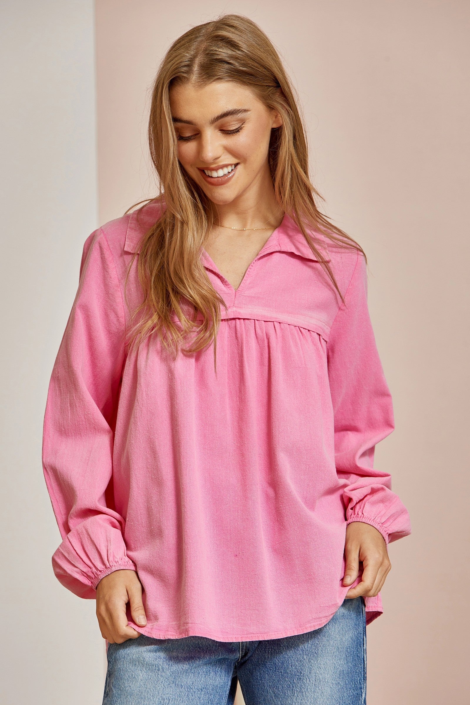 Definitely a Yes Top - Hot Pink