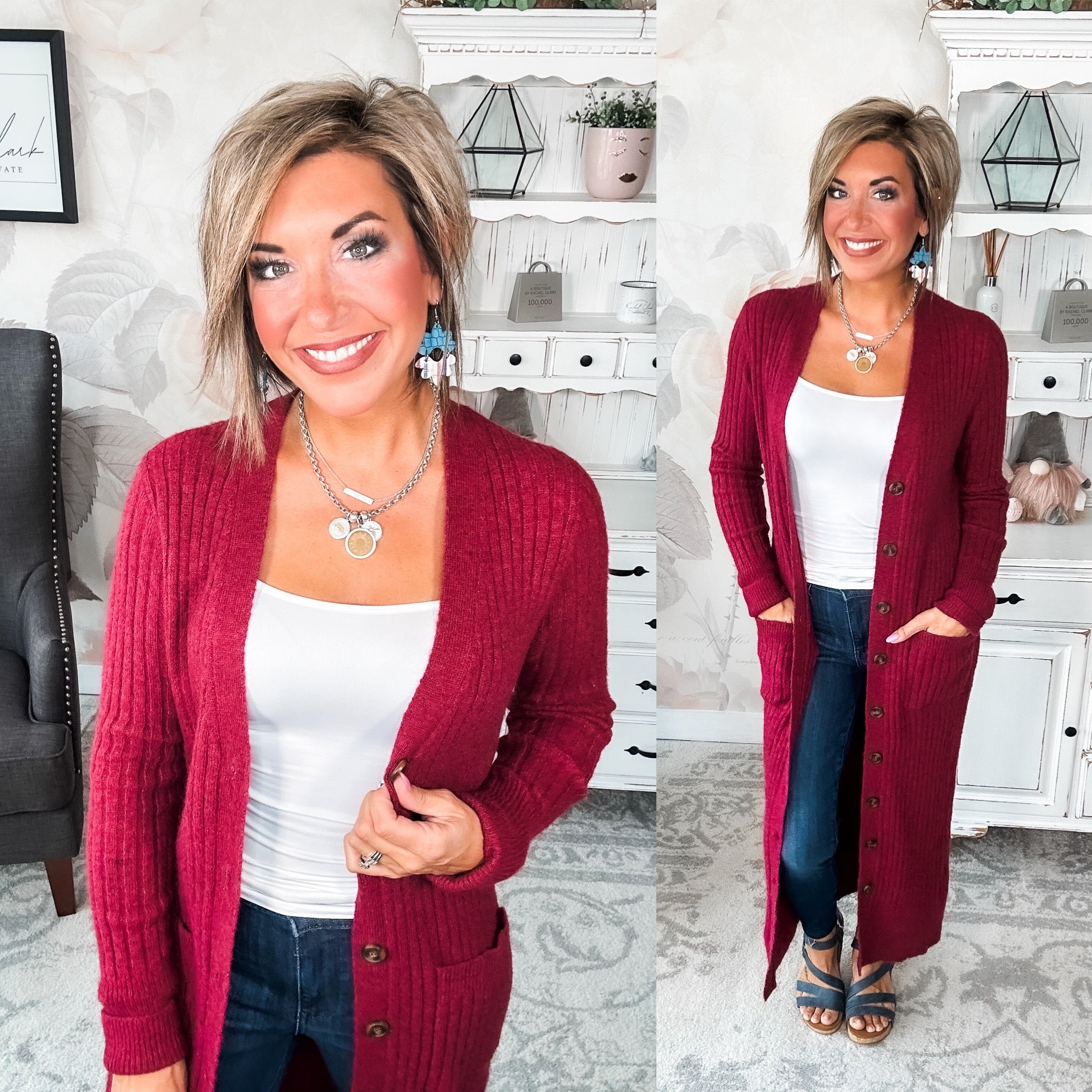 Burning Fire Cardigan