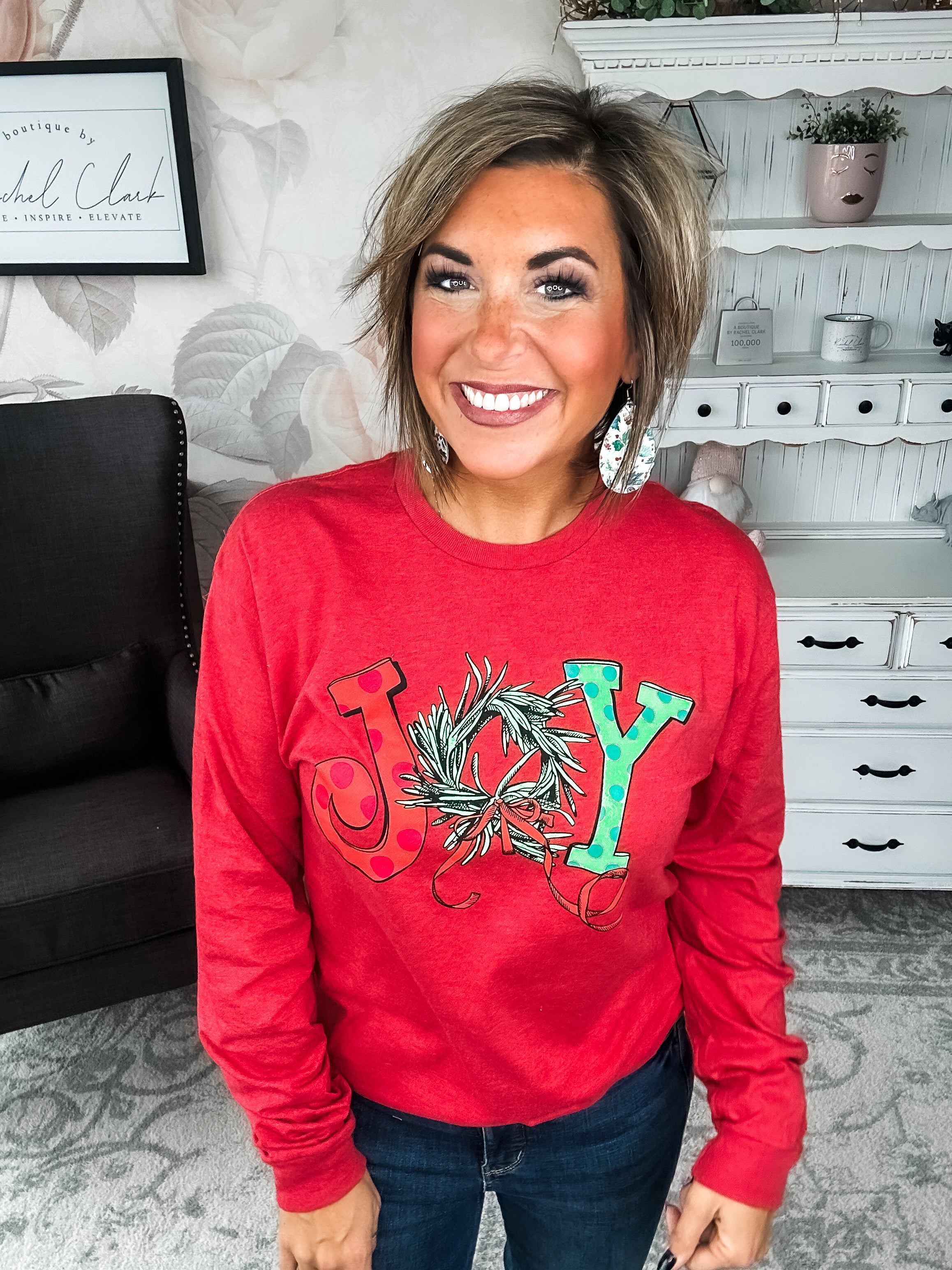 Joy Long Sleeve Graphic Tee