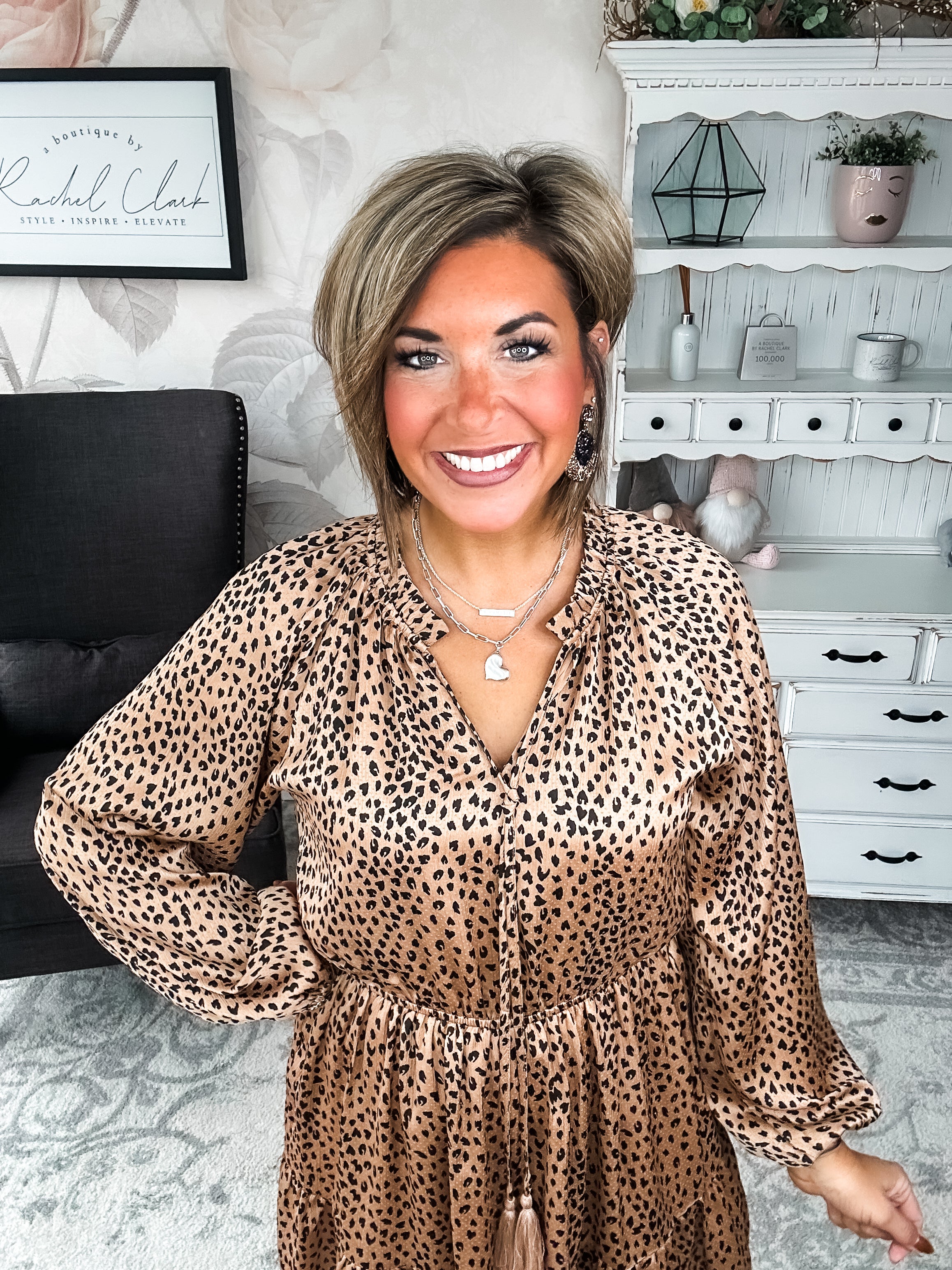 You're On It Ruffle Dress