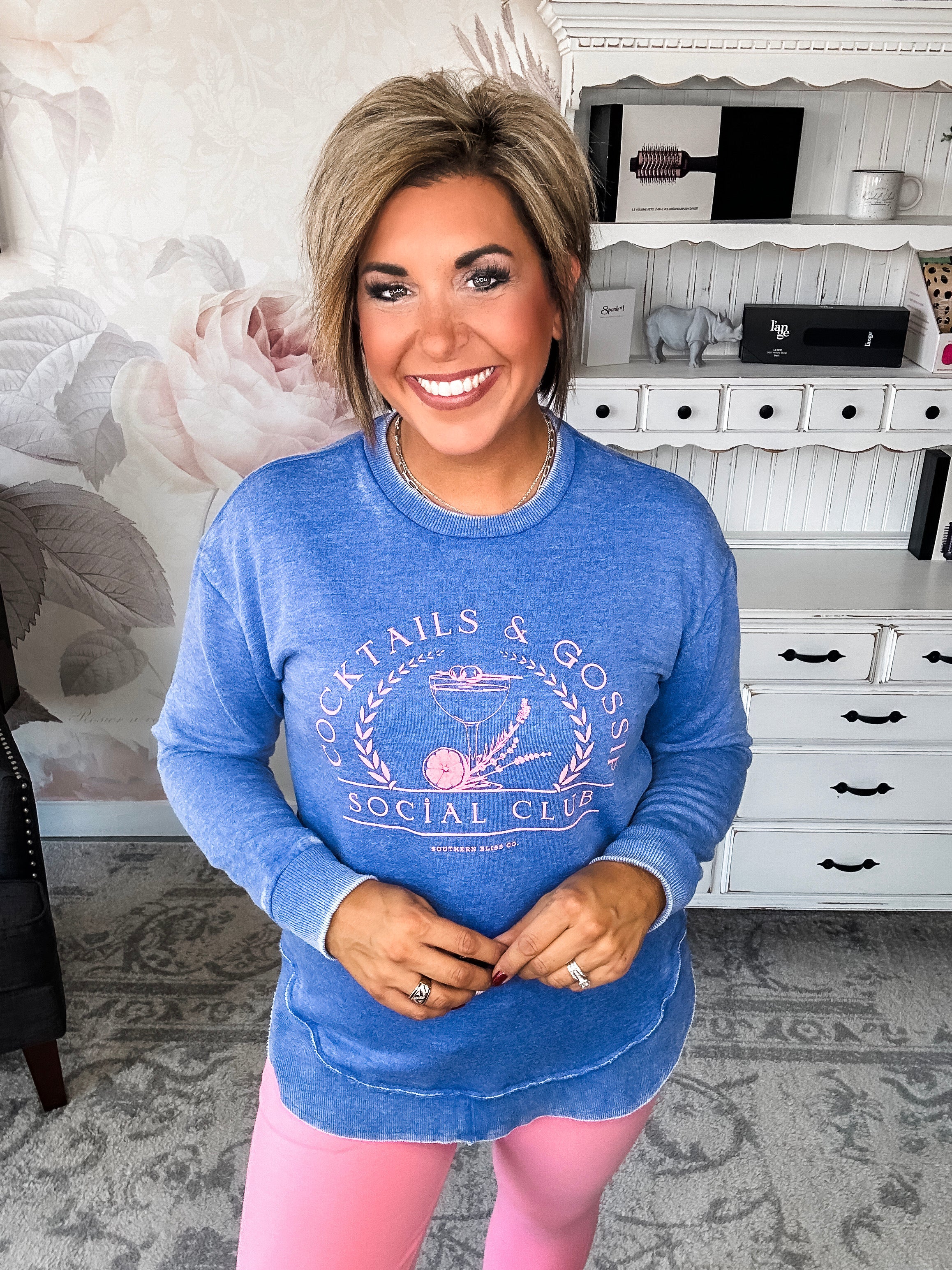 Cocktails & Gossip Social Club Pullover