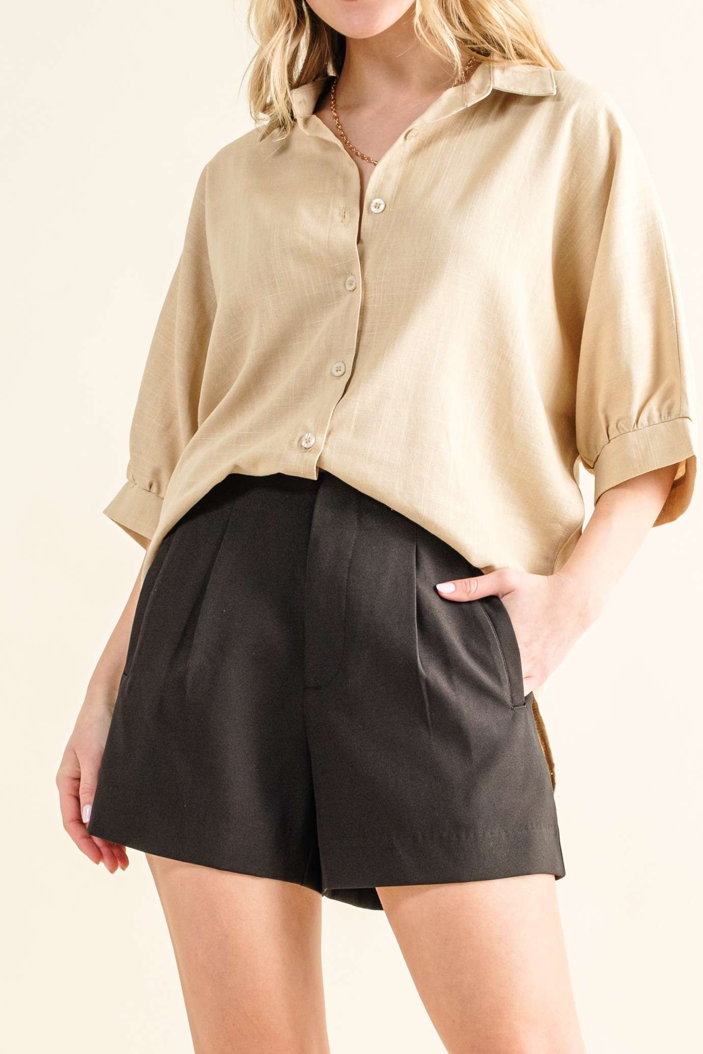 Loved By You Shorts - Black
