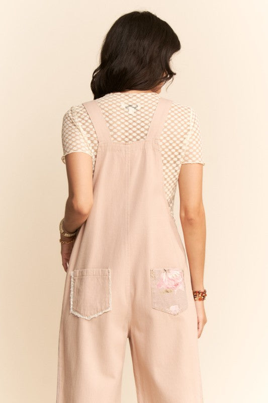 Sweet Symphony Floral Overalls