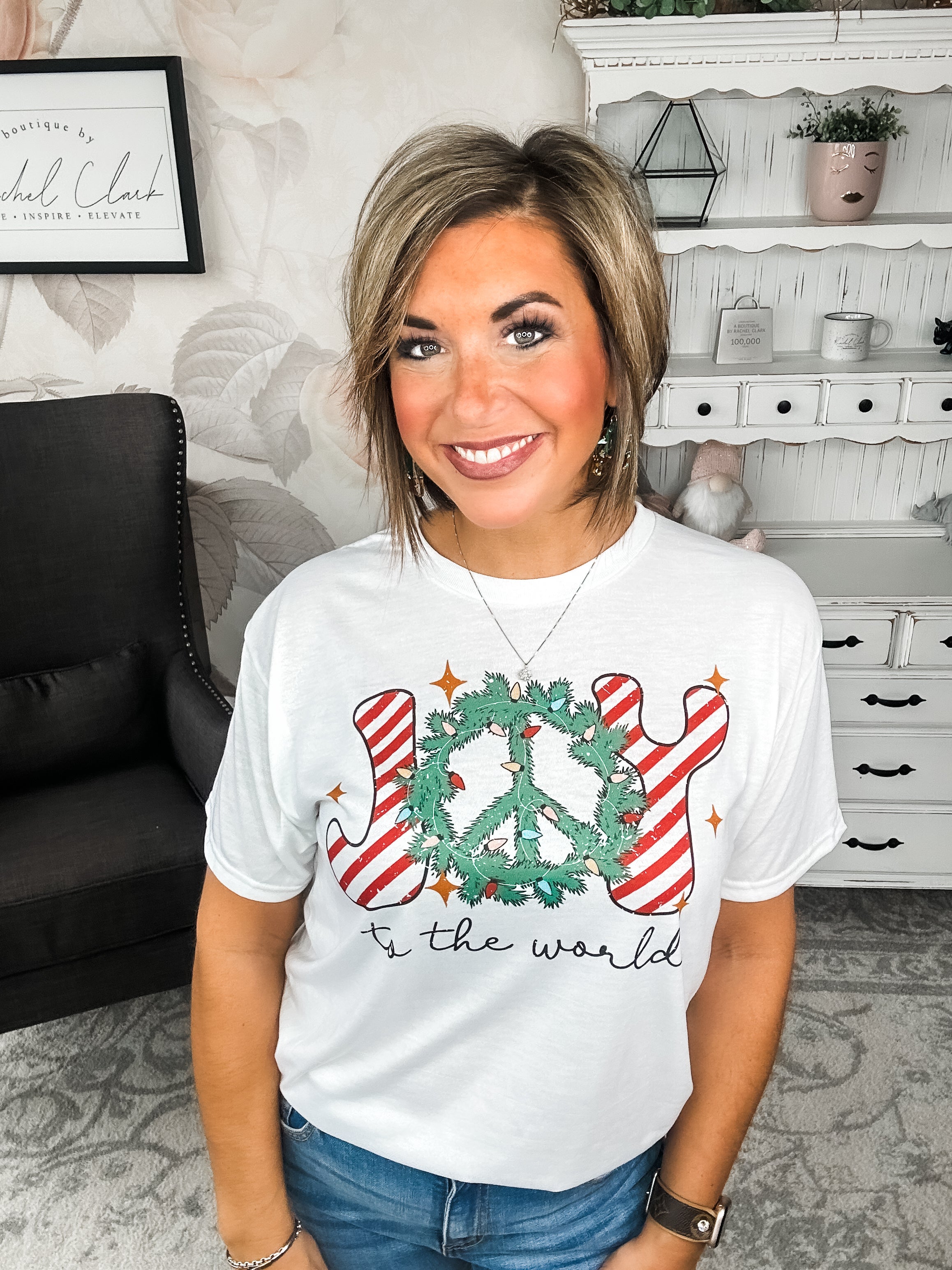 Joy to the Wreath Graphic Tee