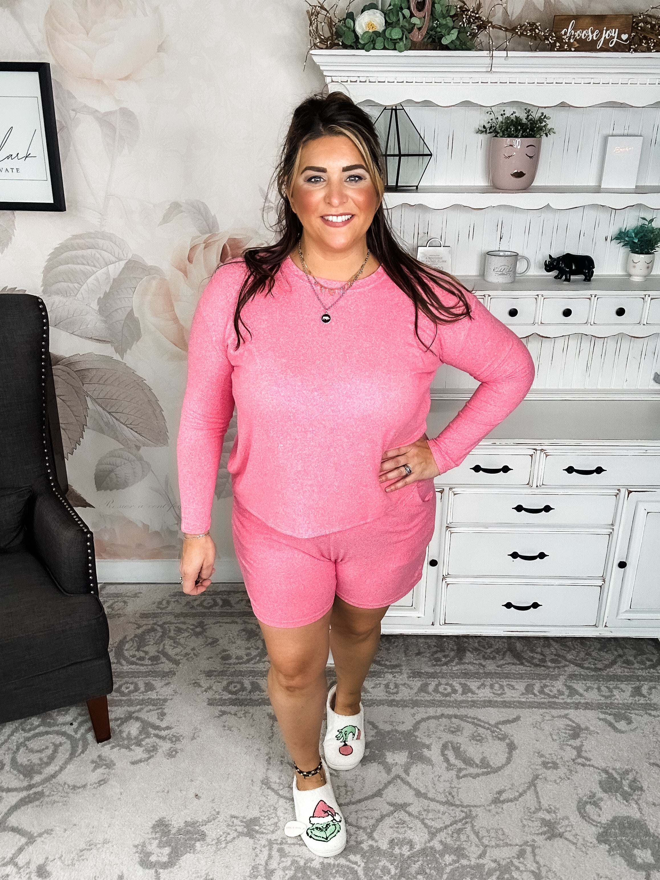 Twilight Traveler Lounge Set - Fuchsia