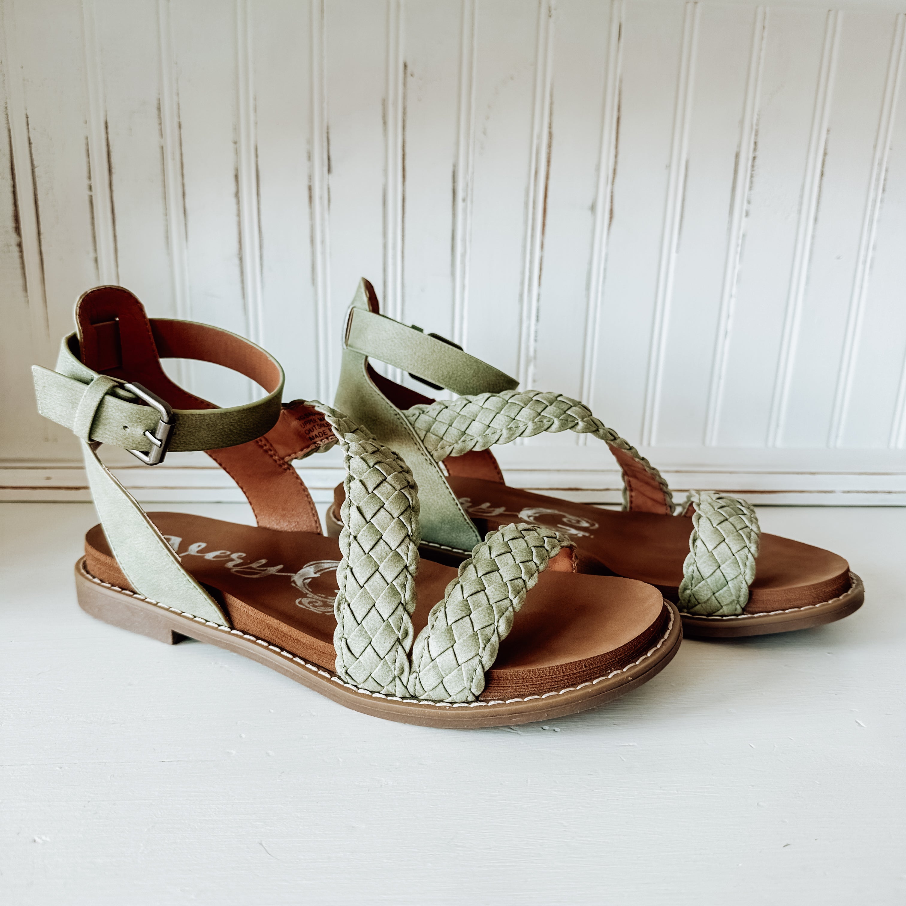 Sylvie Braided Sandal - Sage