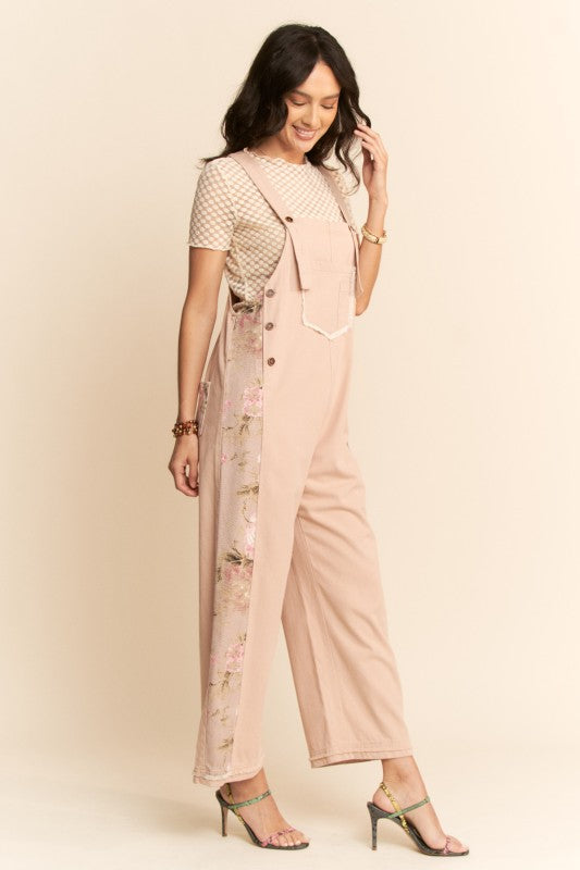 Sweet Symphony Floral Overalls