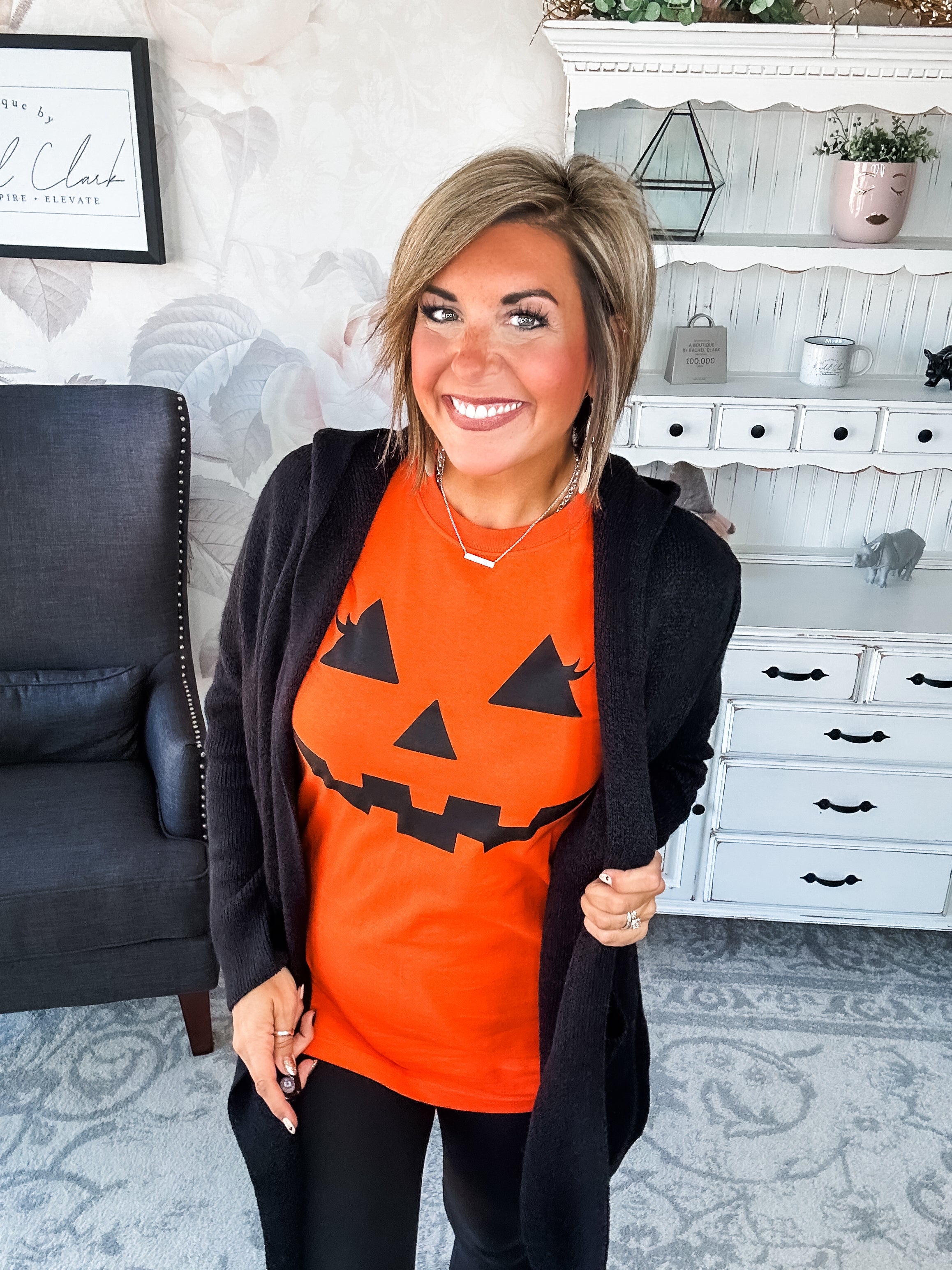 Pumpkin Face Graphic Tee