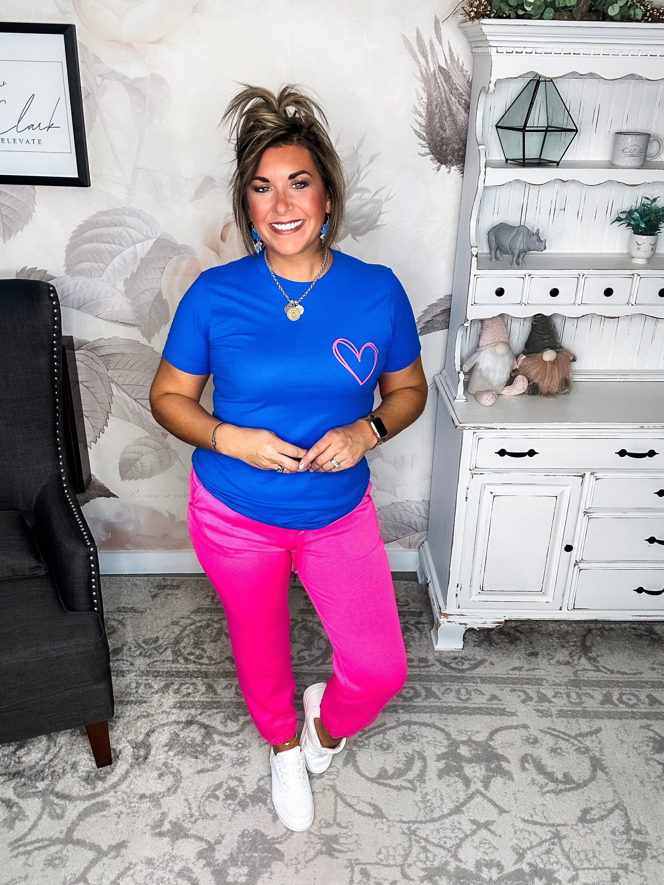 Classy On The Weekend Set - Hot Pink